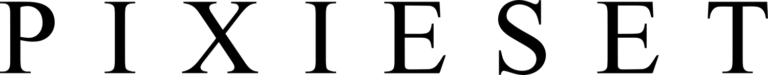 Elegant black text logo spelling out PIXIESET against white background.