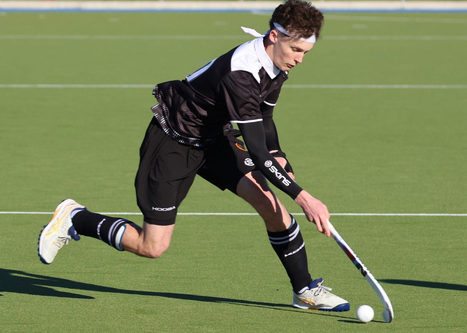 Hawke's Bay U18 Hockey Player changing direction in 2025.