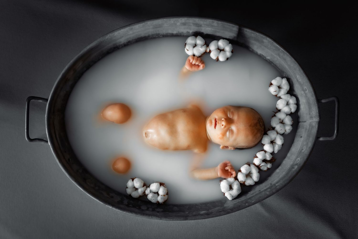 Photographie d'une famille & Nouveau-né pris par Horizon Studio - Photographie à Schleithal en Alsace.