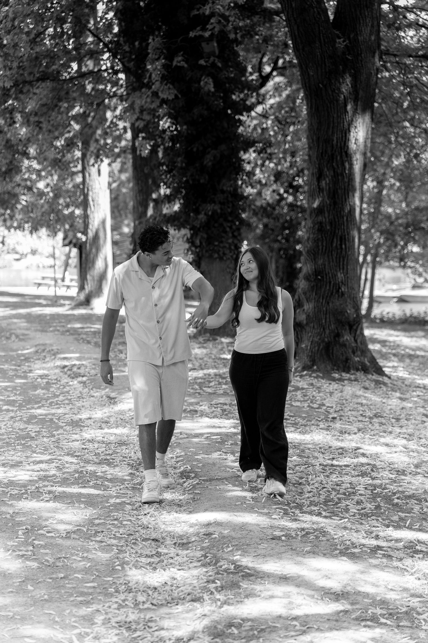 Séance shooting pris par Horizon Studio - Photographie à Strasbourg, parc de l'orangerie en Alsace.