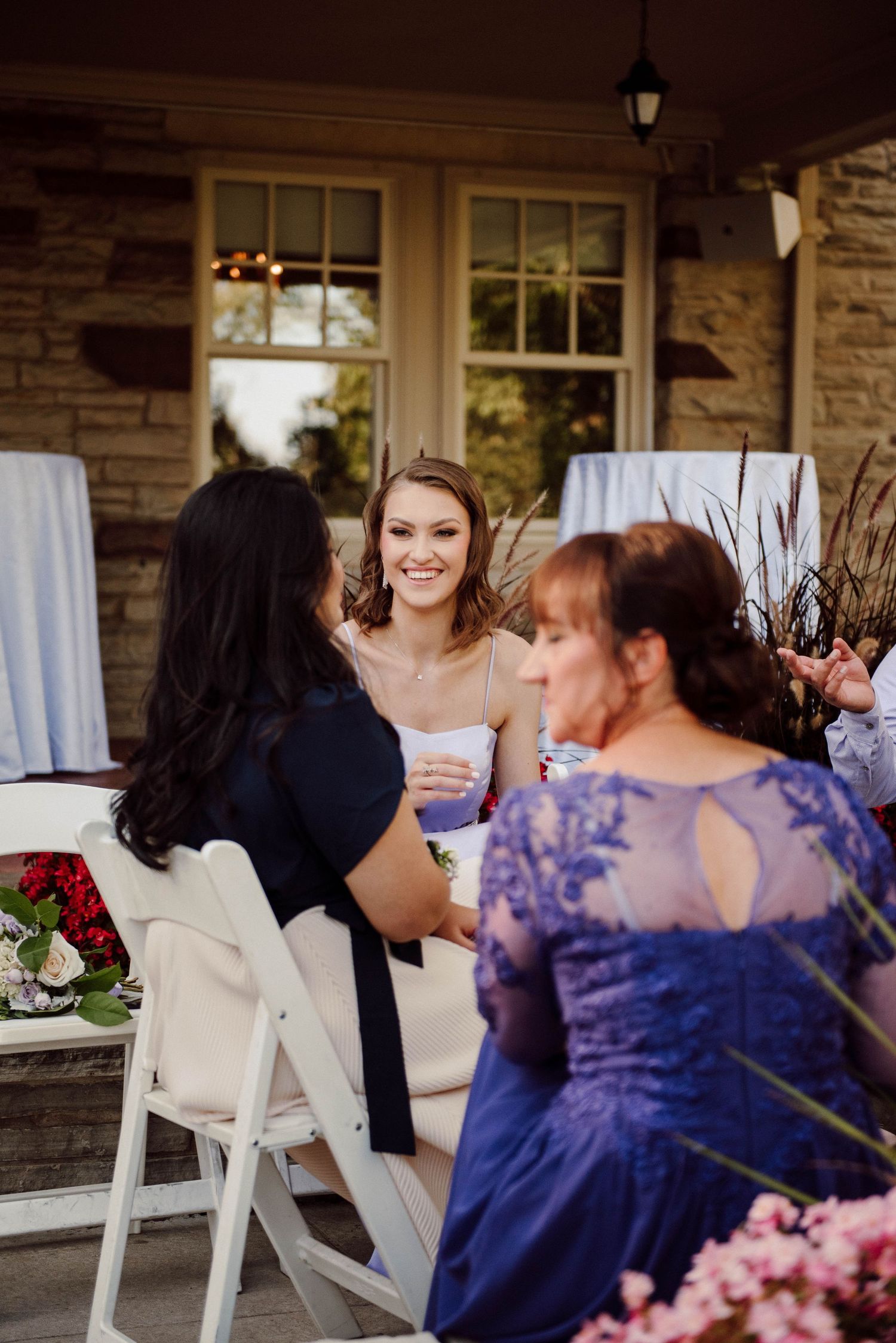 Cocktails on the terrace at Paletta Mansion