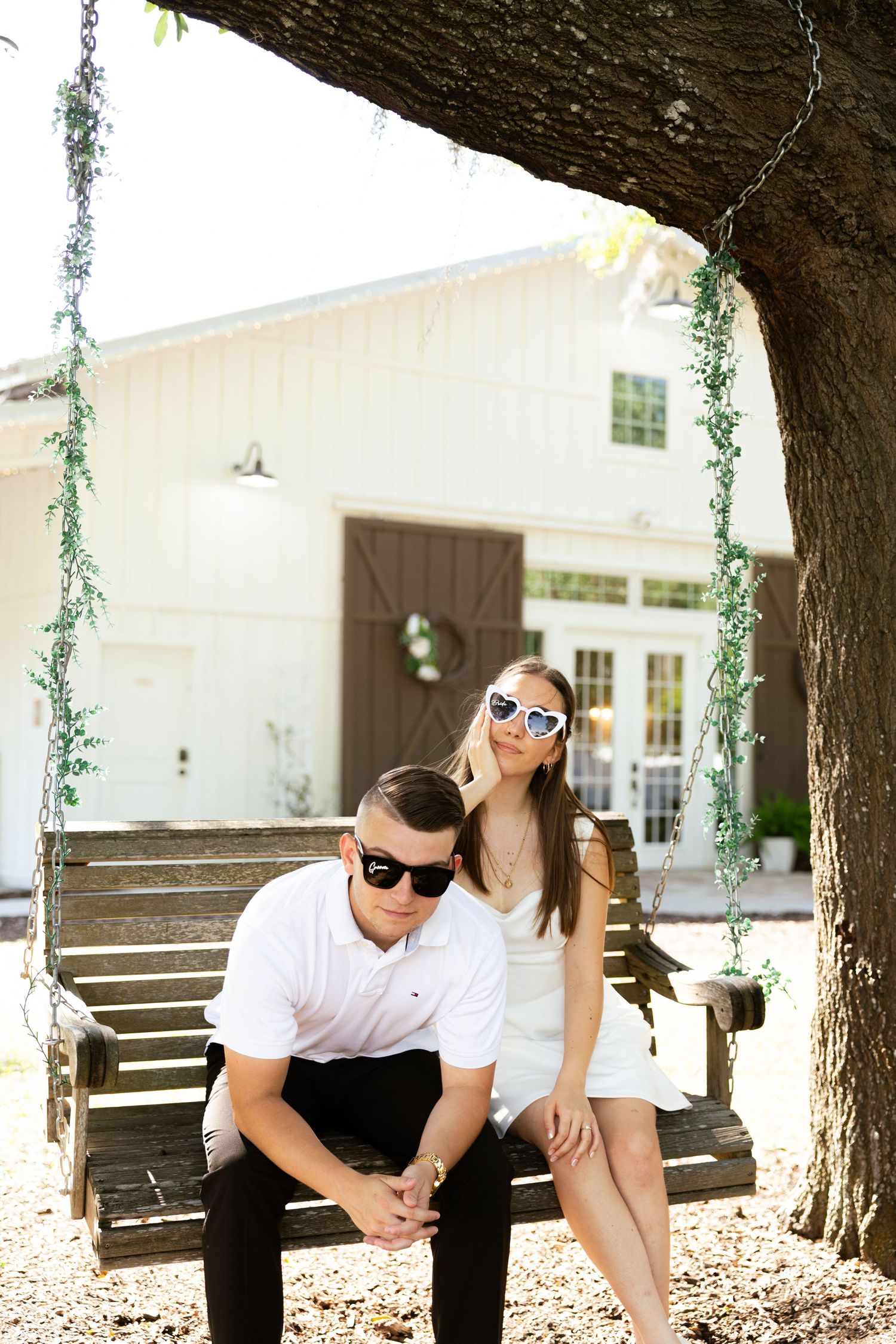Editorial, edgy, chic save the date photos, florida