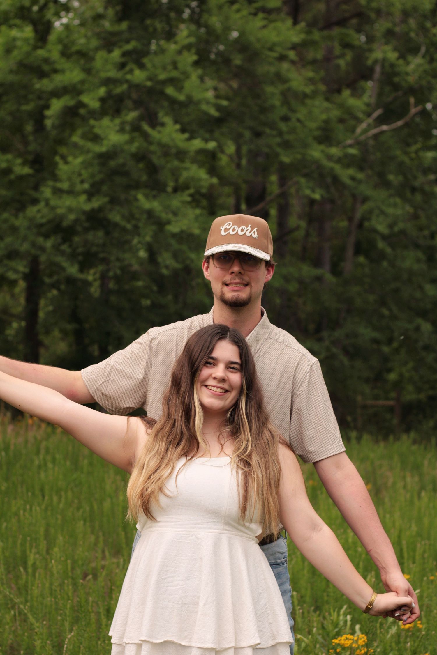 Playful couple interaction and candid movement shots