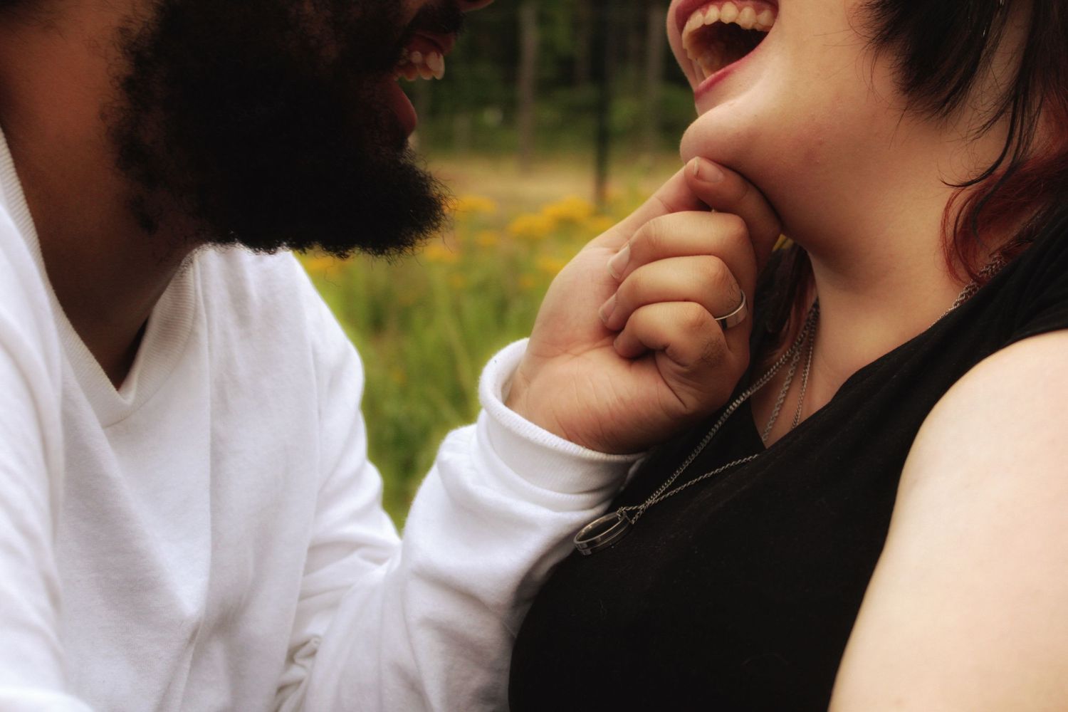 Simple, honest moment between two people