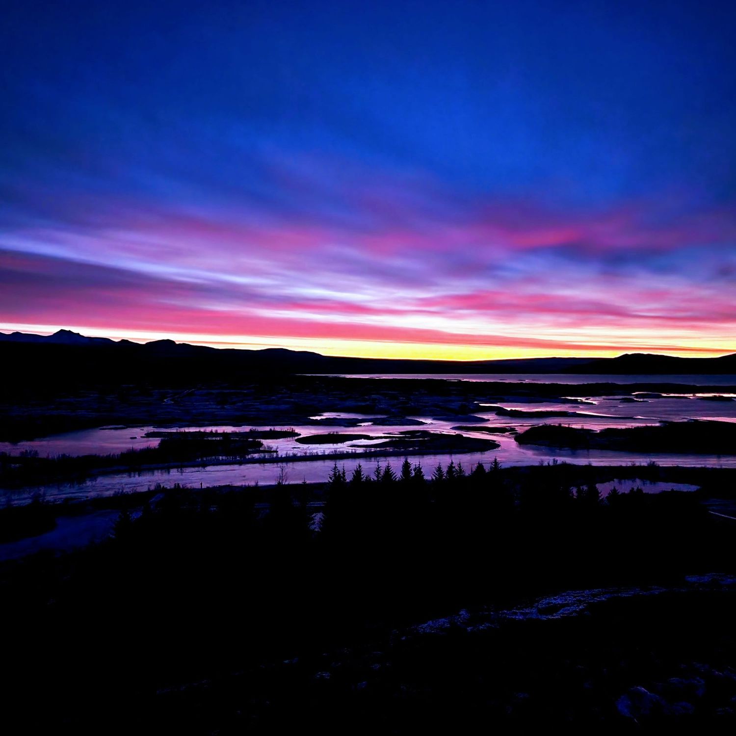 Sunset in Iceland