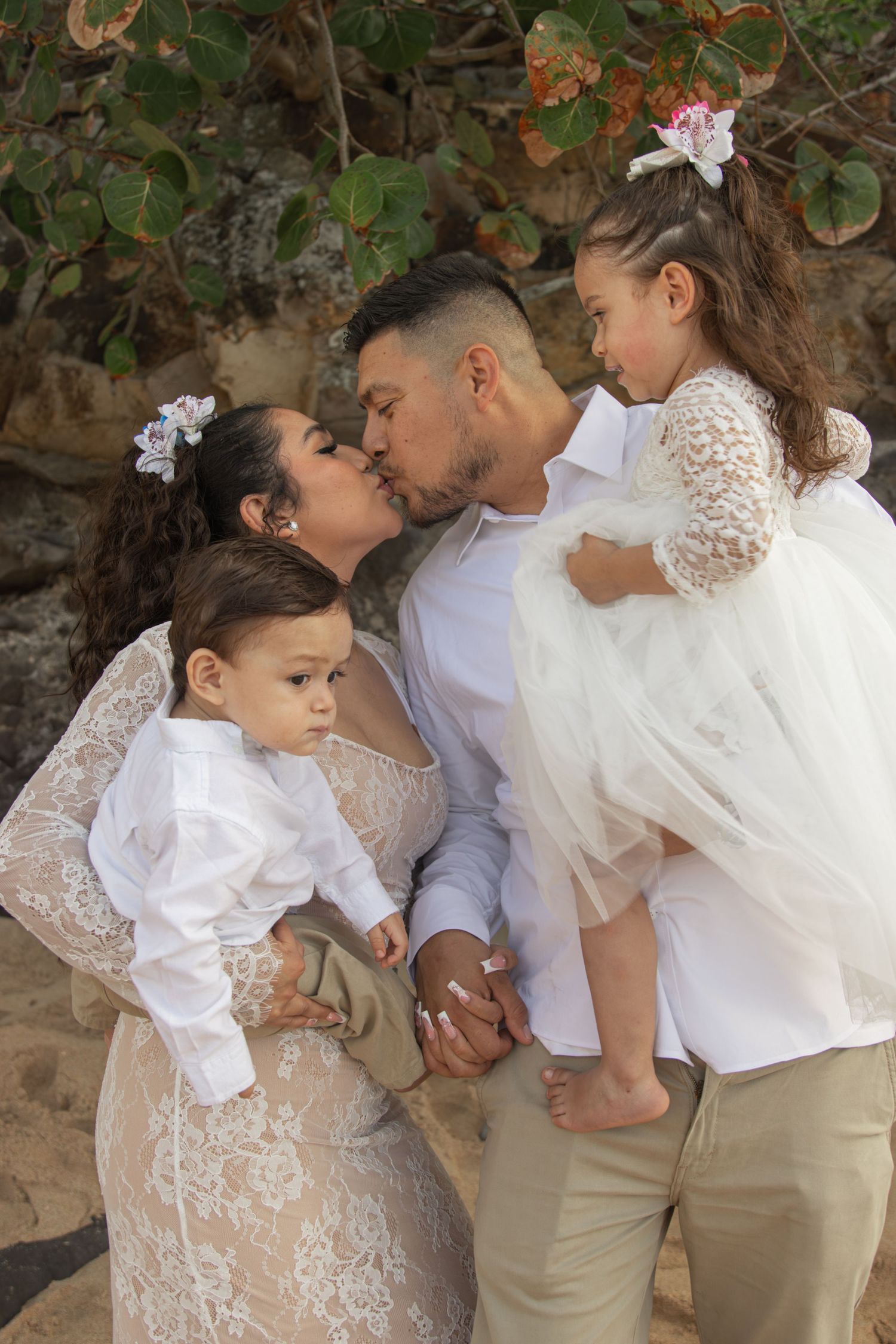 maui beach wedding photoshoot