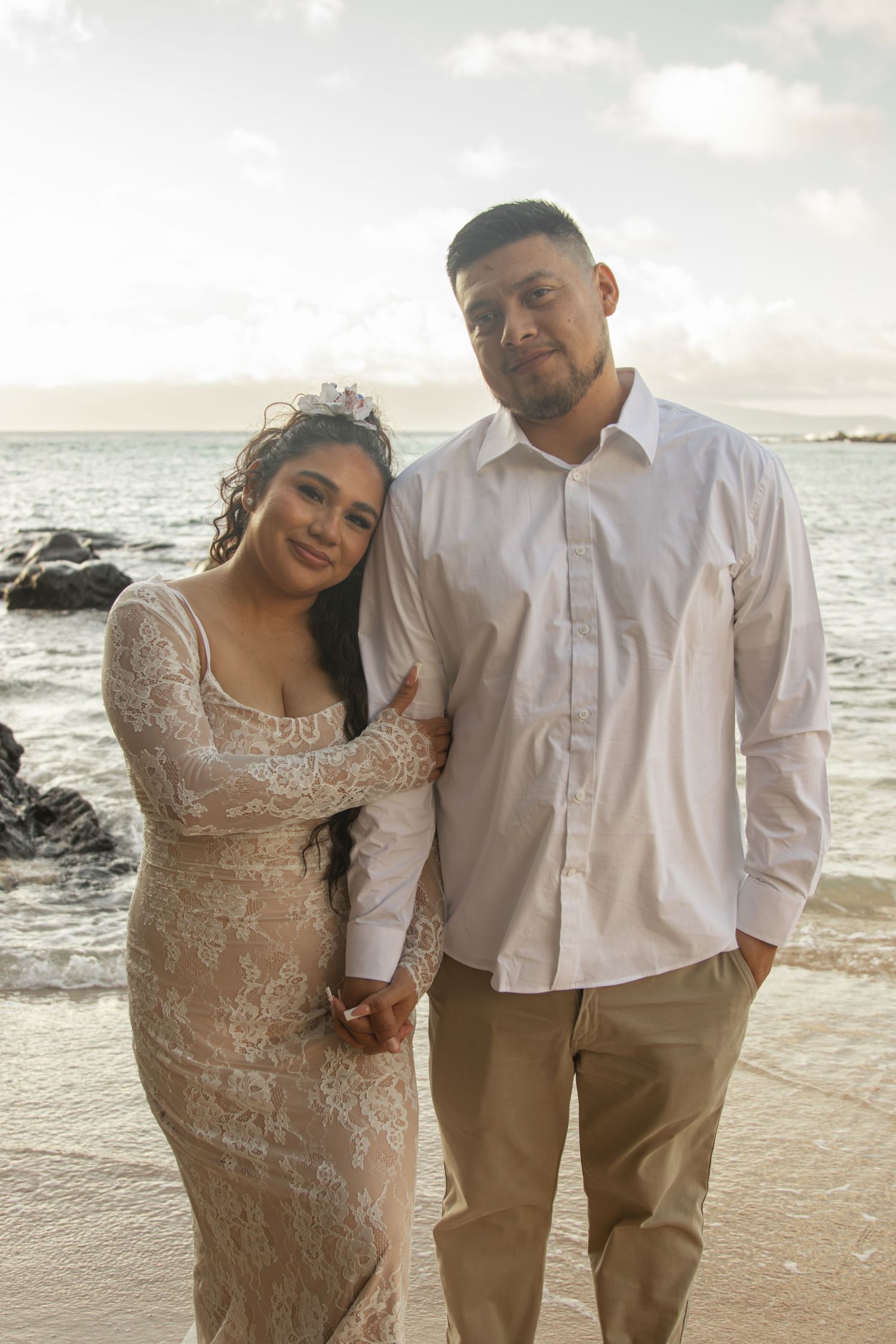 maui beach wedding photoshoot