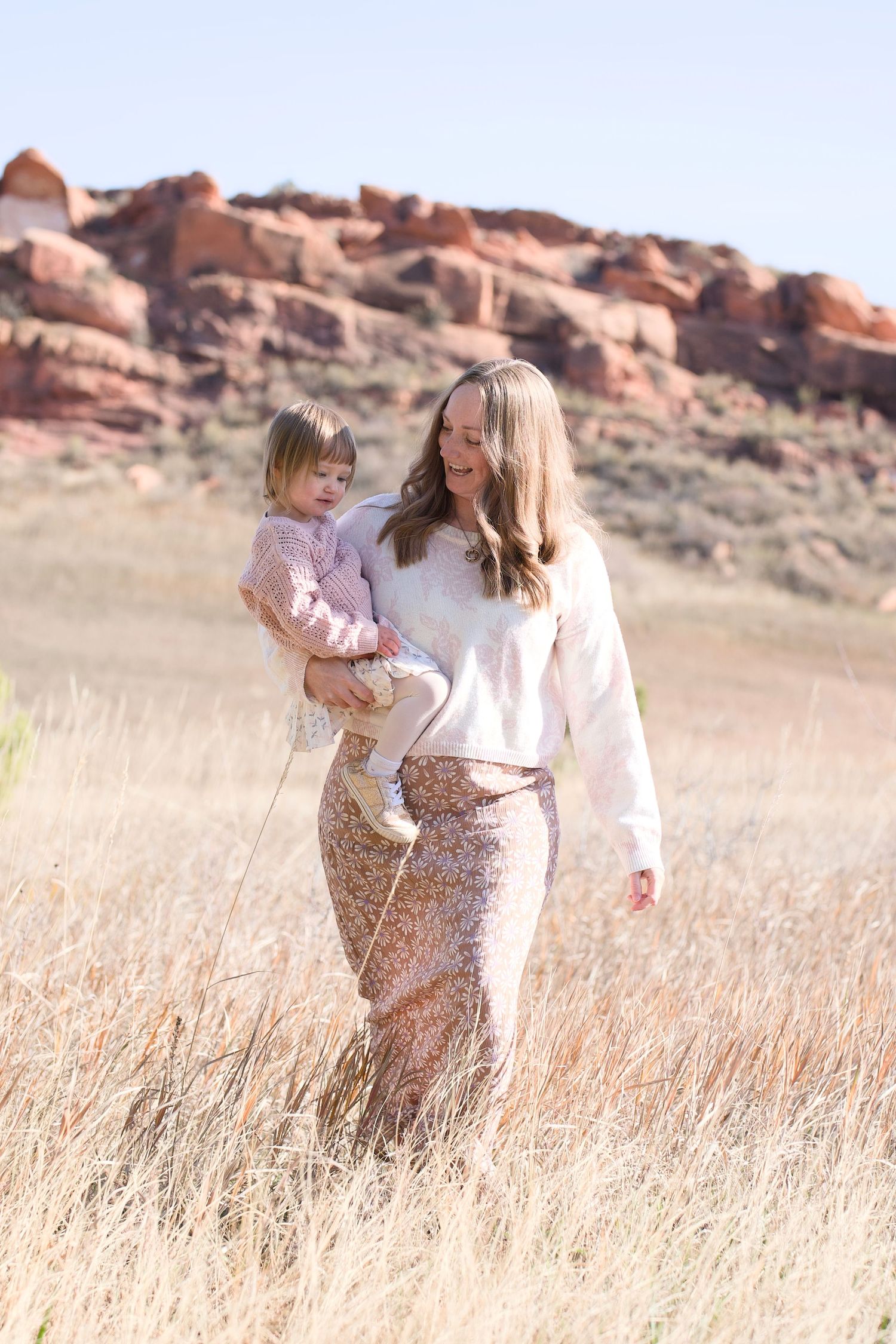Mother and child portrait at Lory State Park.