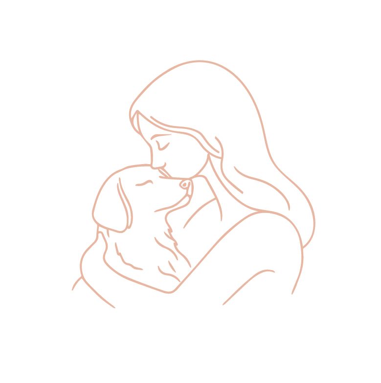 Simple line drawing sketch of people in casual poses.