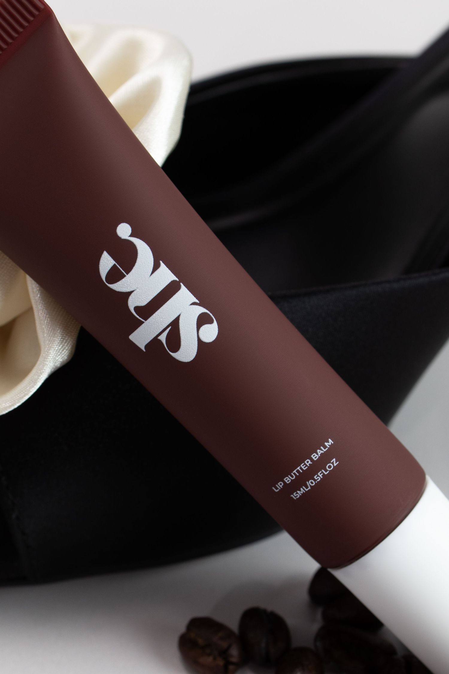Close up lip balm for luxury beauty brand