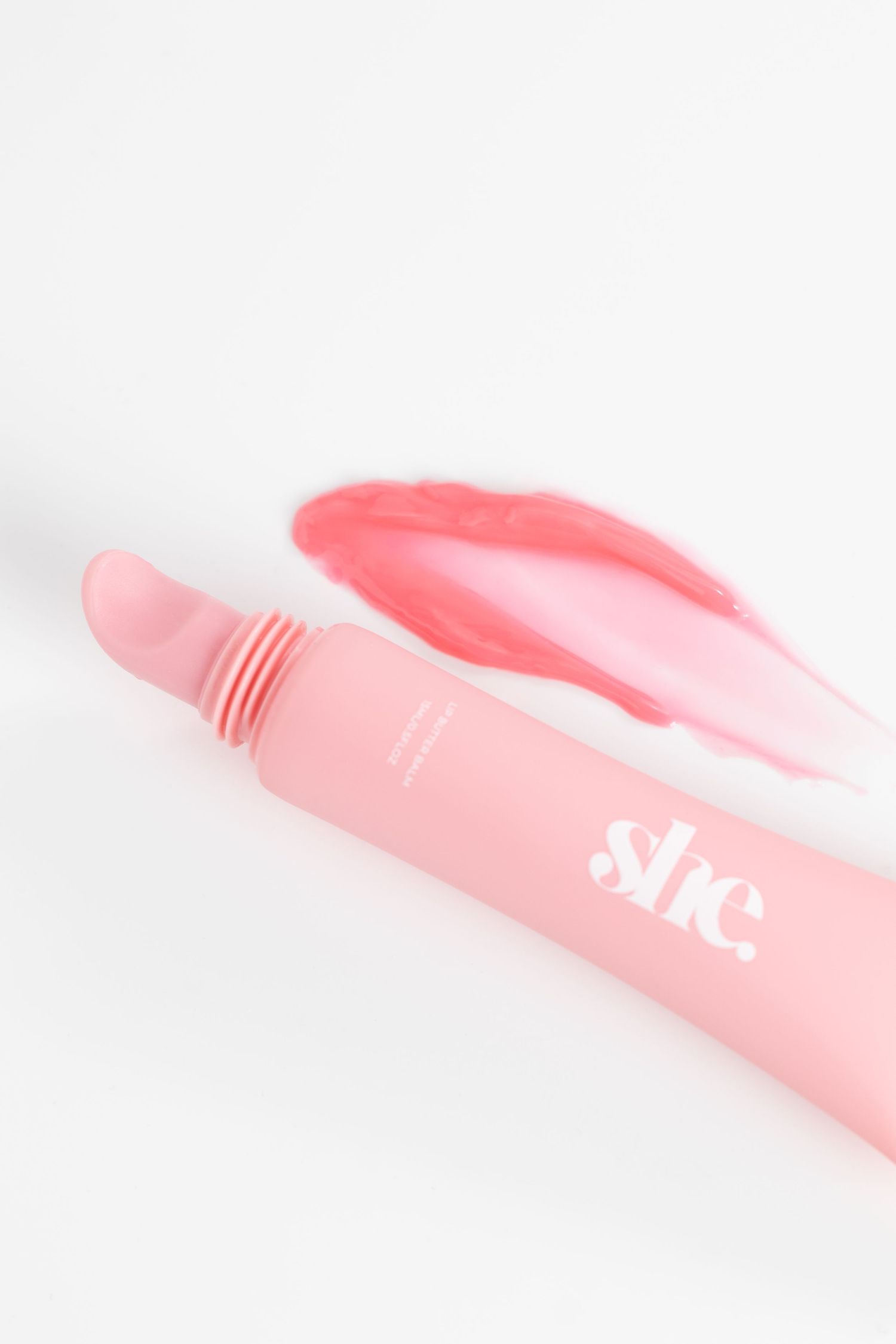 Texture shot product photography for lip balm