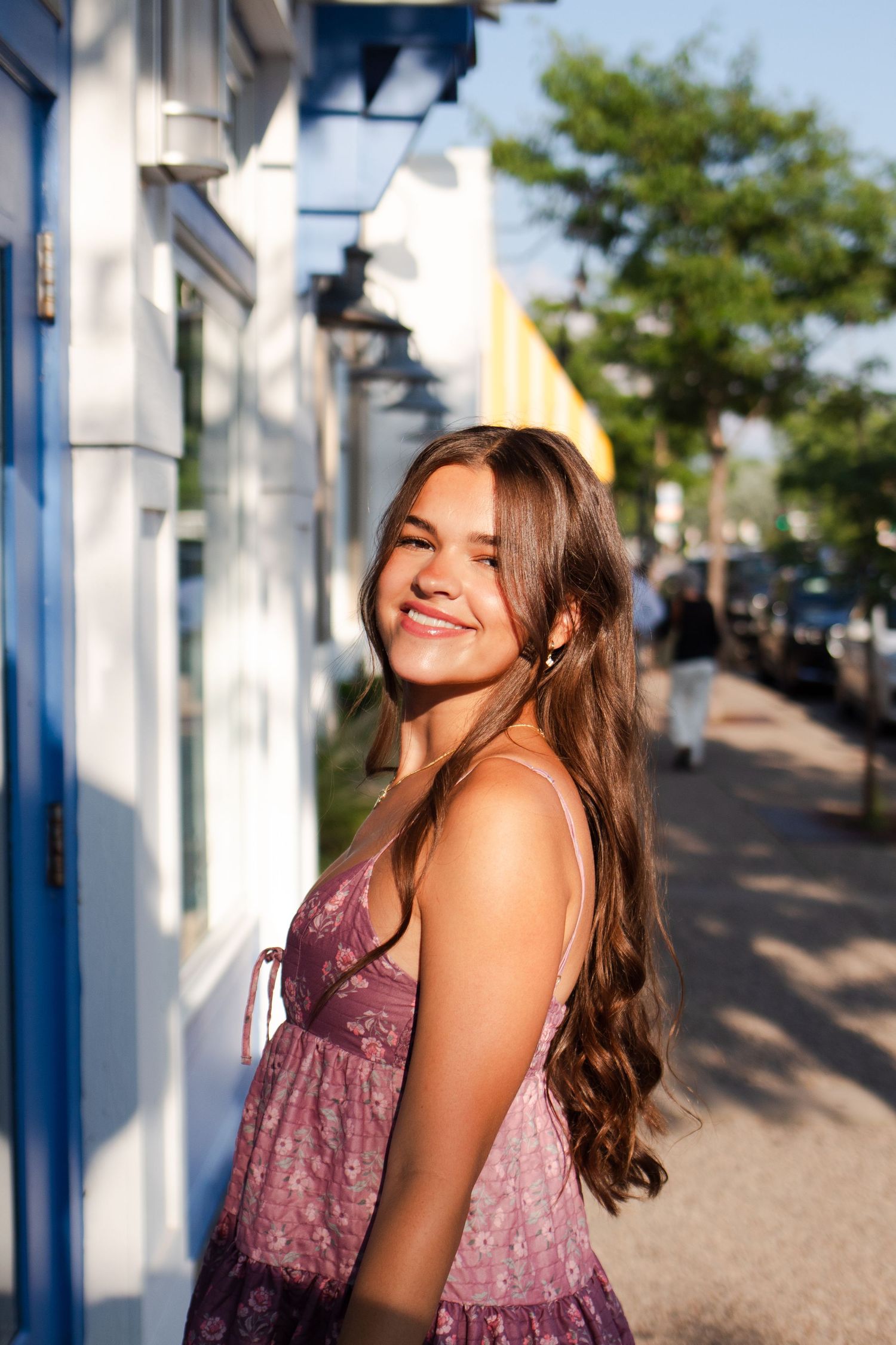 Lucy's senior pictures outdoor session in Wayzata, MN