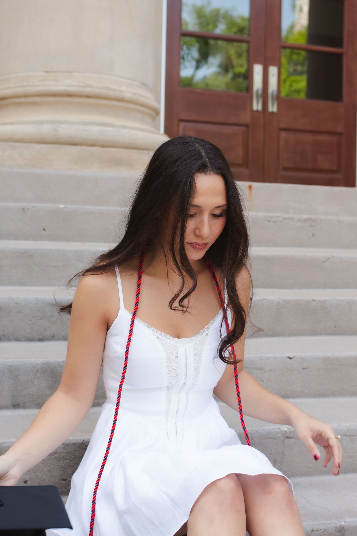 Lydia's College Senior Pictures outdoor session at Lipscomb University
