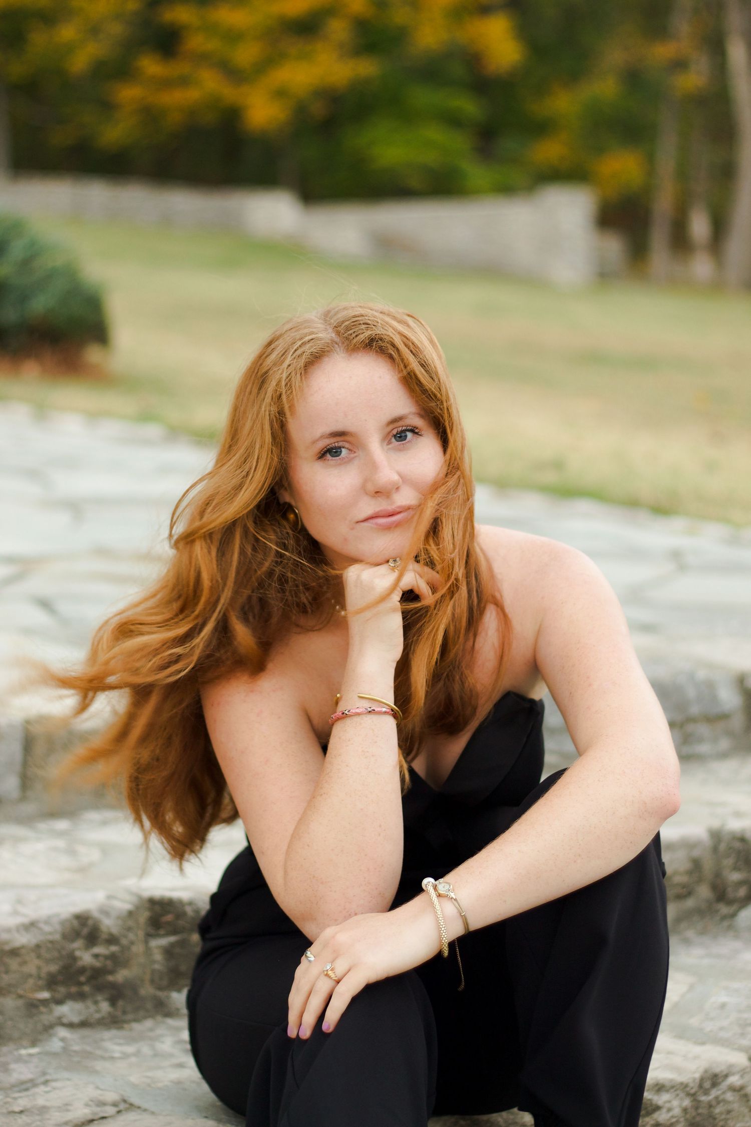Abi's College Senior Pictures outdoor session at Lipscomb University