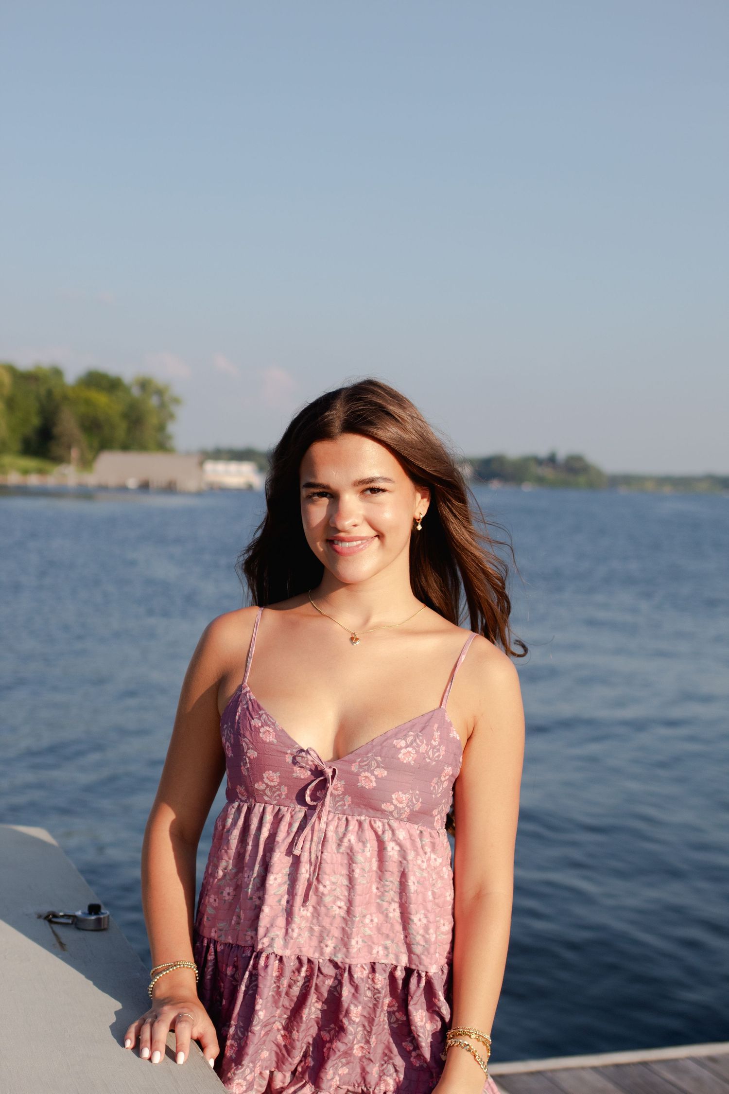 Lucy's senior pictures outdoor session in Wayzata, MN