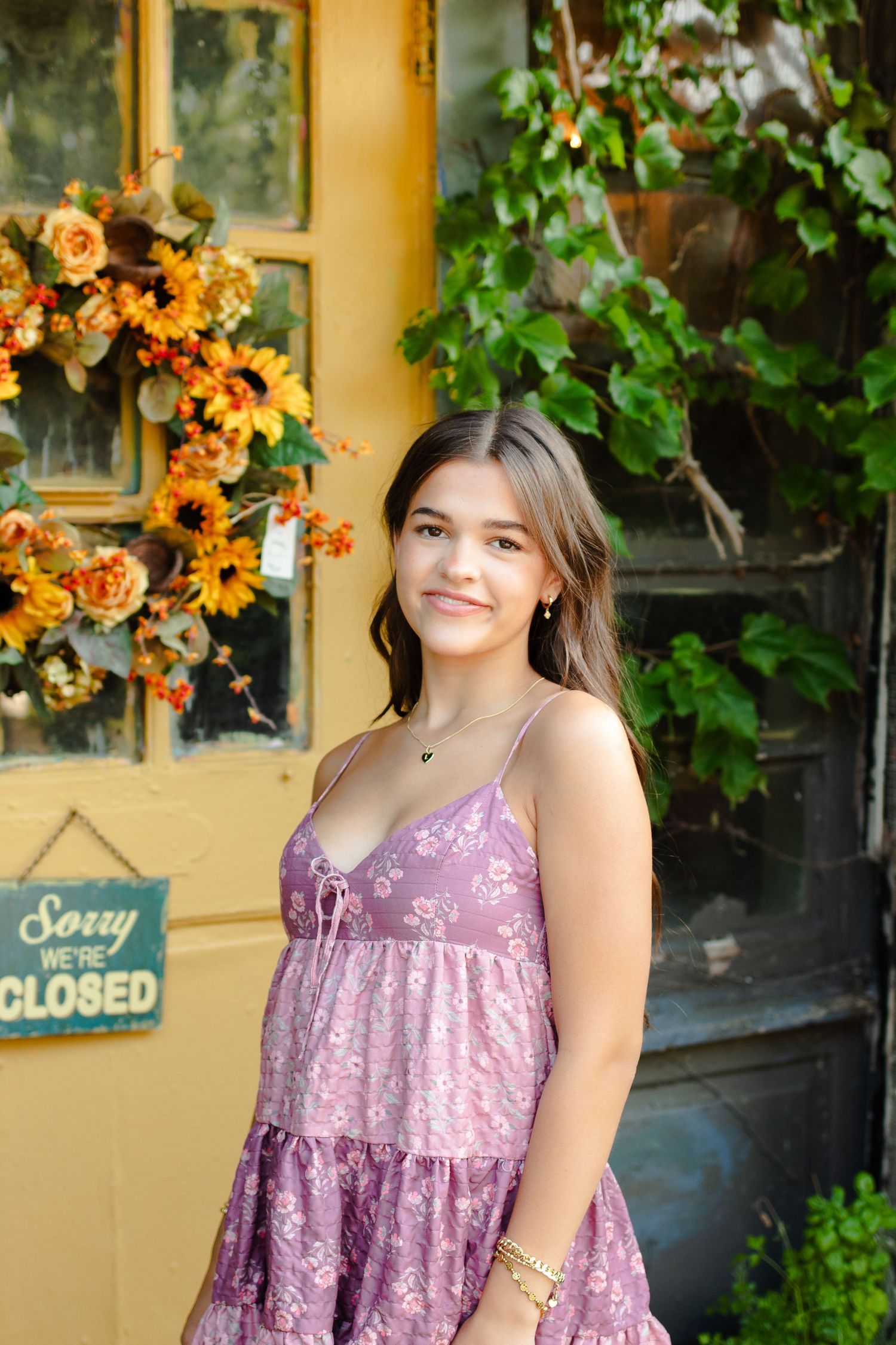 Lucy's senior pictures outdoor session in Wayzata, MN