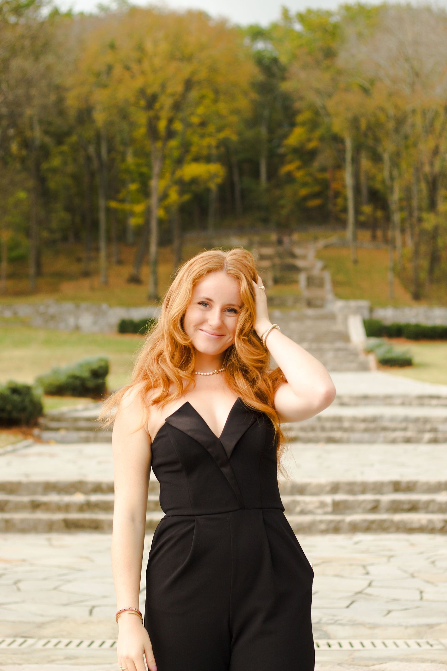 Abi's College Senior Pictures outdoor session at Lipscomb University