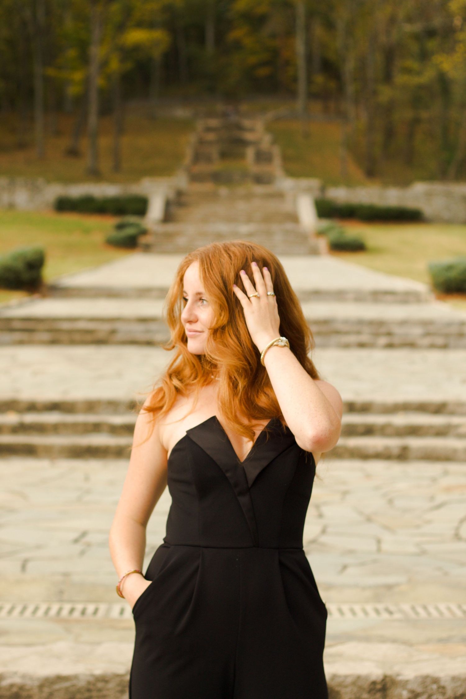 Abi's College Senior Pictures outdoor session at Lipscomb University