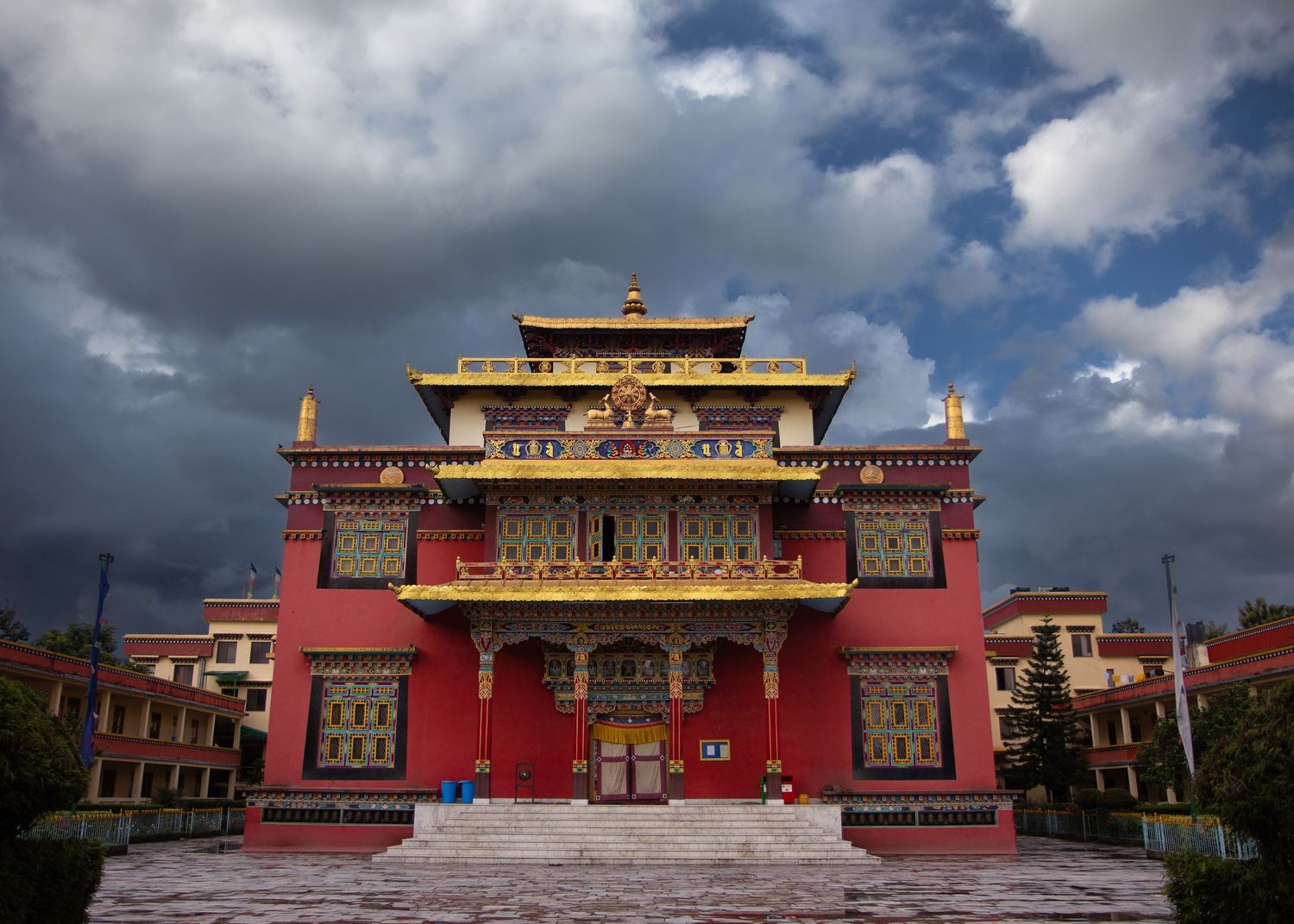 Kathmandu, Boudha, Dilgo Khyentse's temple.
