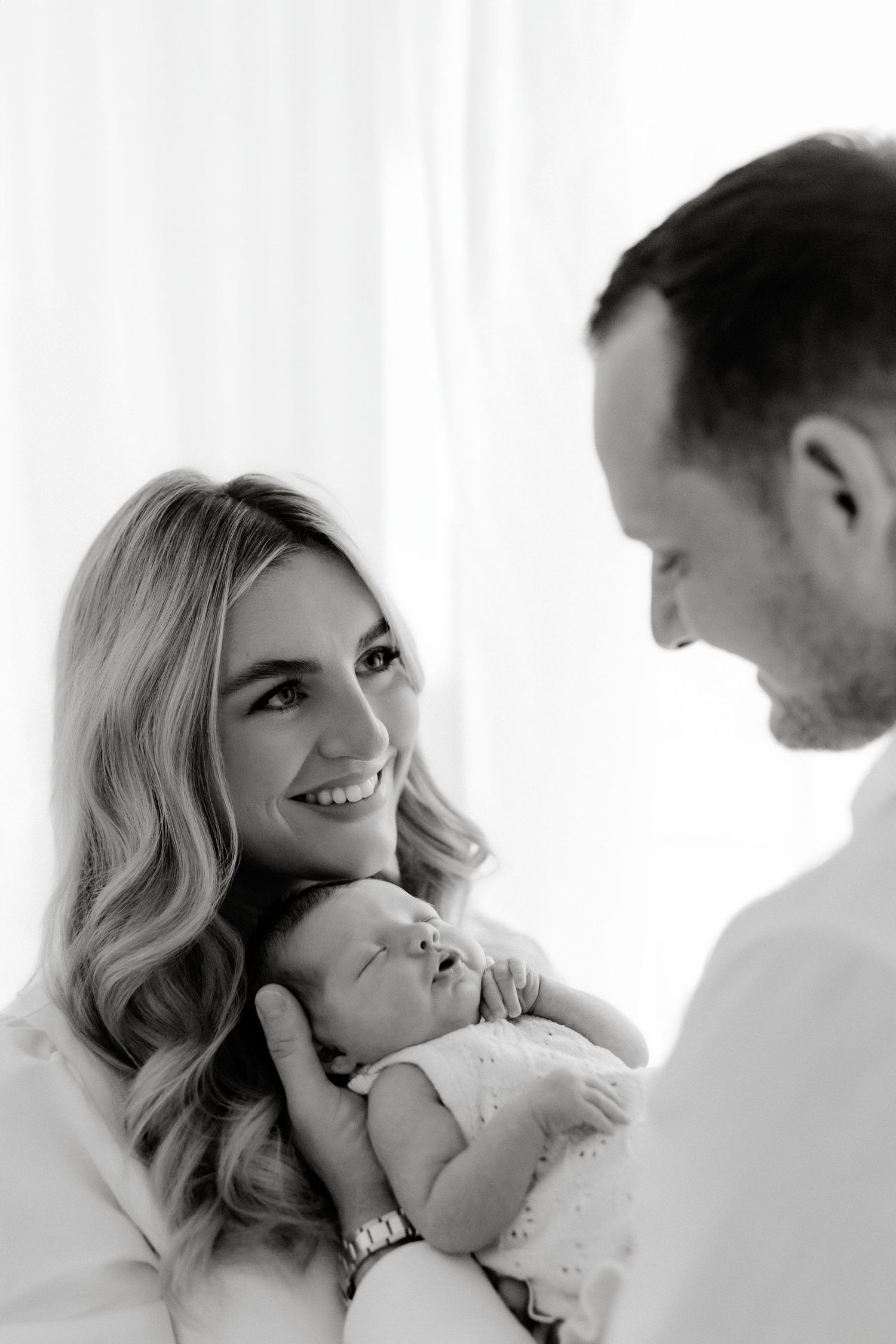 Relaxed newborn session Sunshine Coast