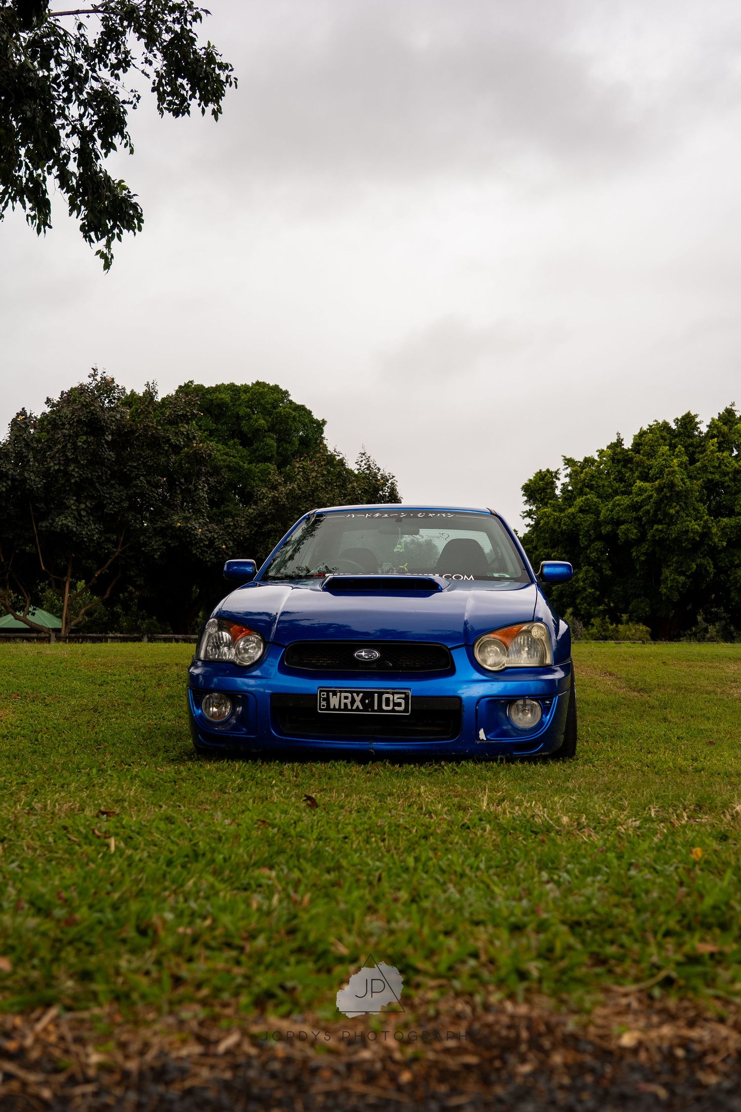 Suburu WRX car portrait shot