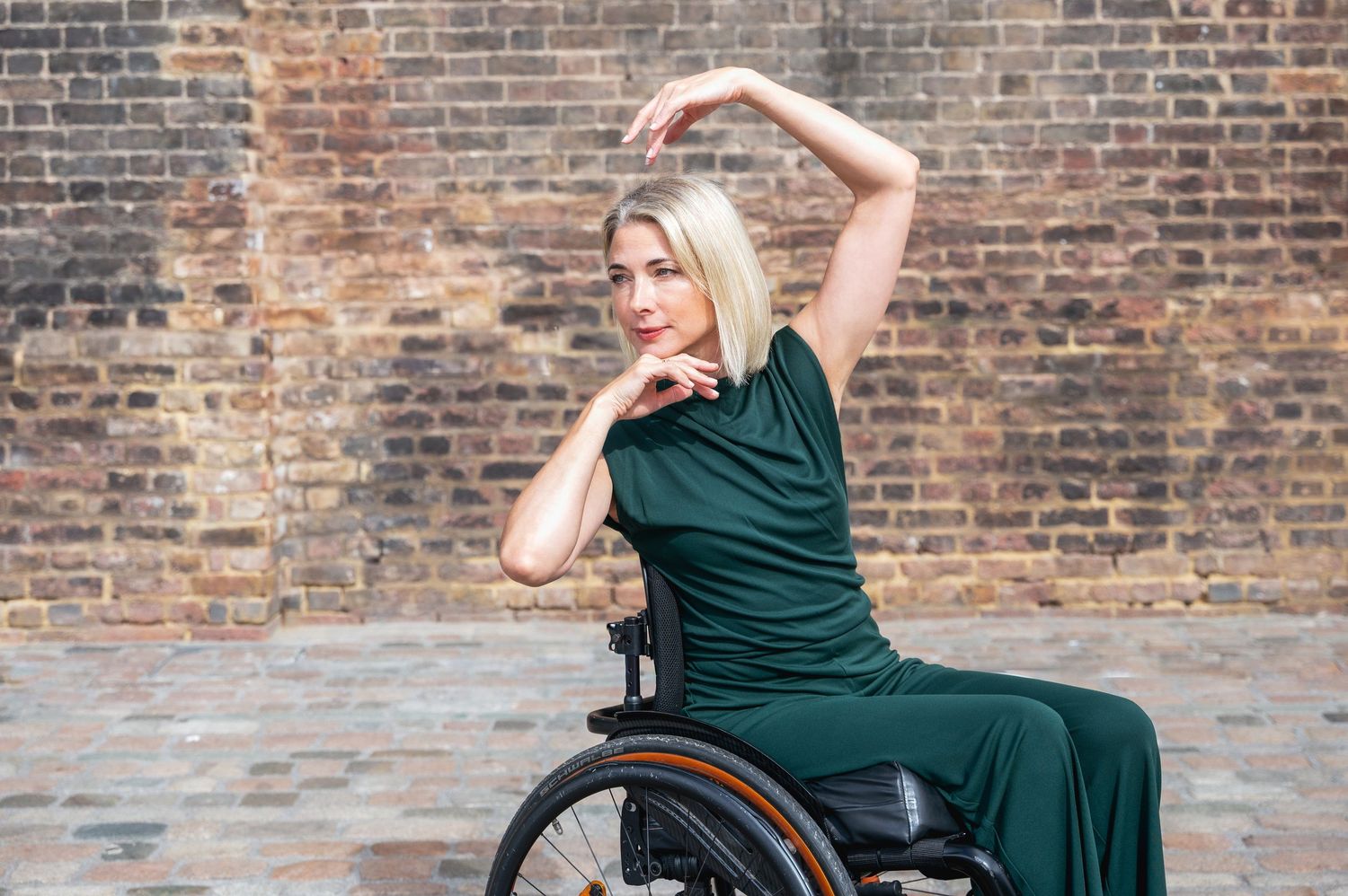 Creative portrait shoot for wheelchair dancer https://suziebirchwoodconsultancy.com/
