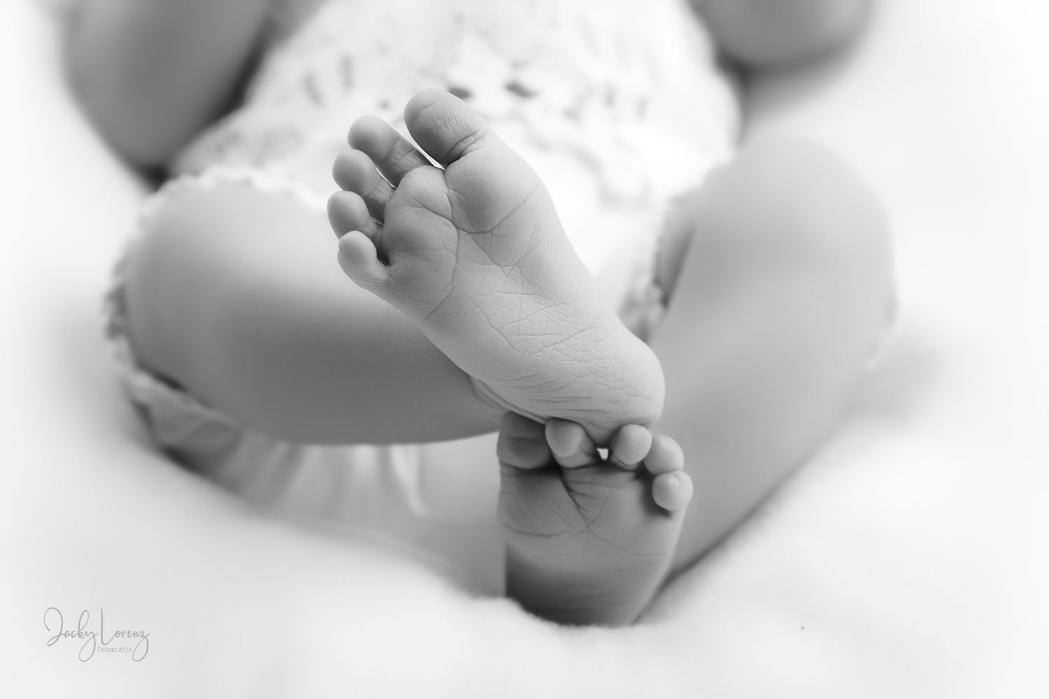 Nahaufnahme Füße von Neugeborenem, Newborn Shooting Jacky Lorenz Fotografie Plaidt, Koblenz und Umgebung
