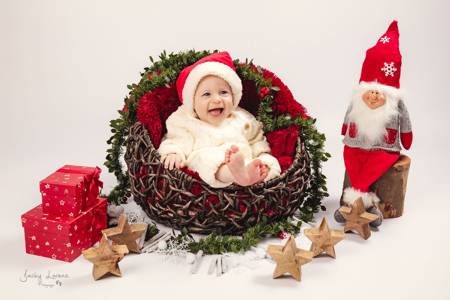 Baby Weihnachtsshooting, Babyshooting, Babyfotografie Jacky Lorenz Fotografie, Plaidt, Koblenz, Neuwied, Westerwald und Umgebung