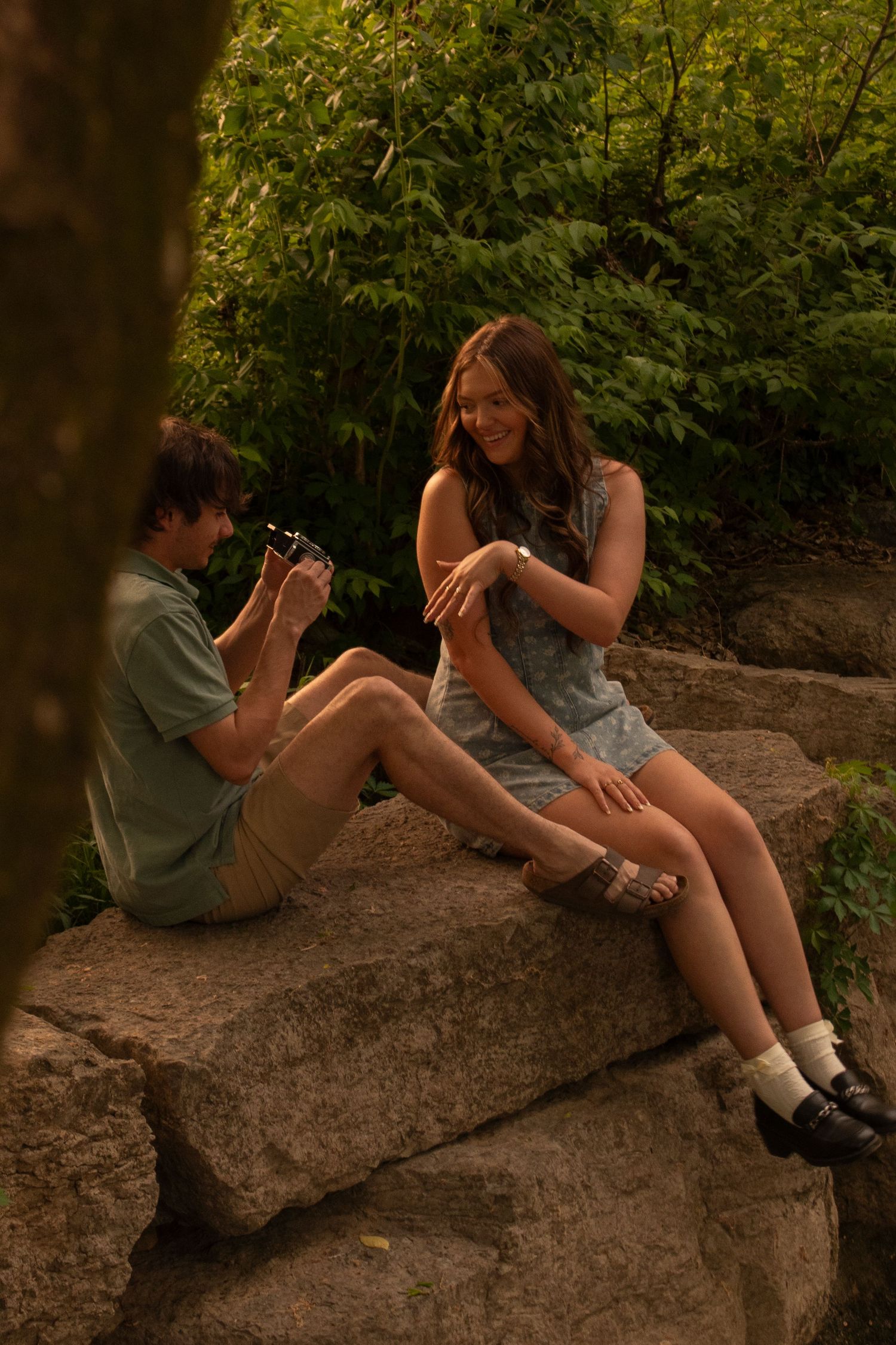 Authentic love story captured through candid photography