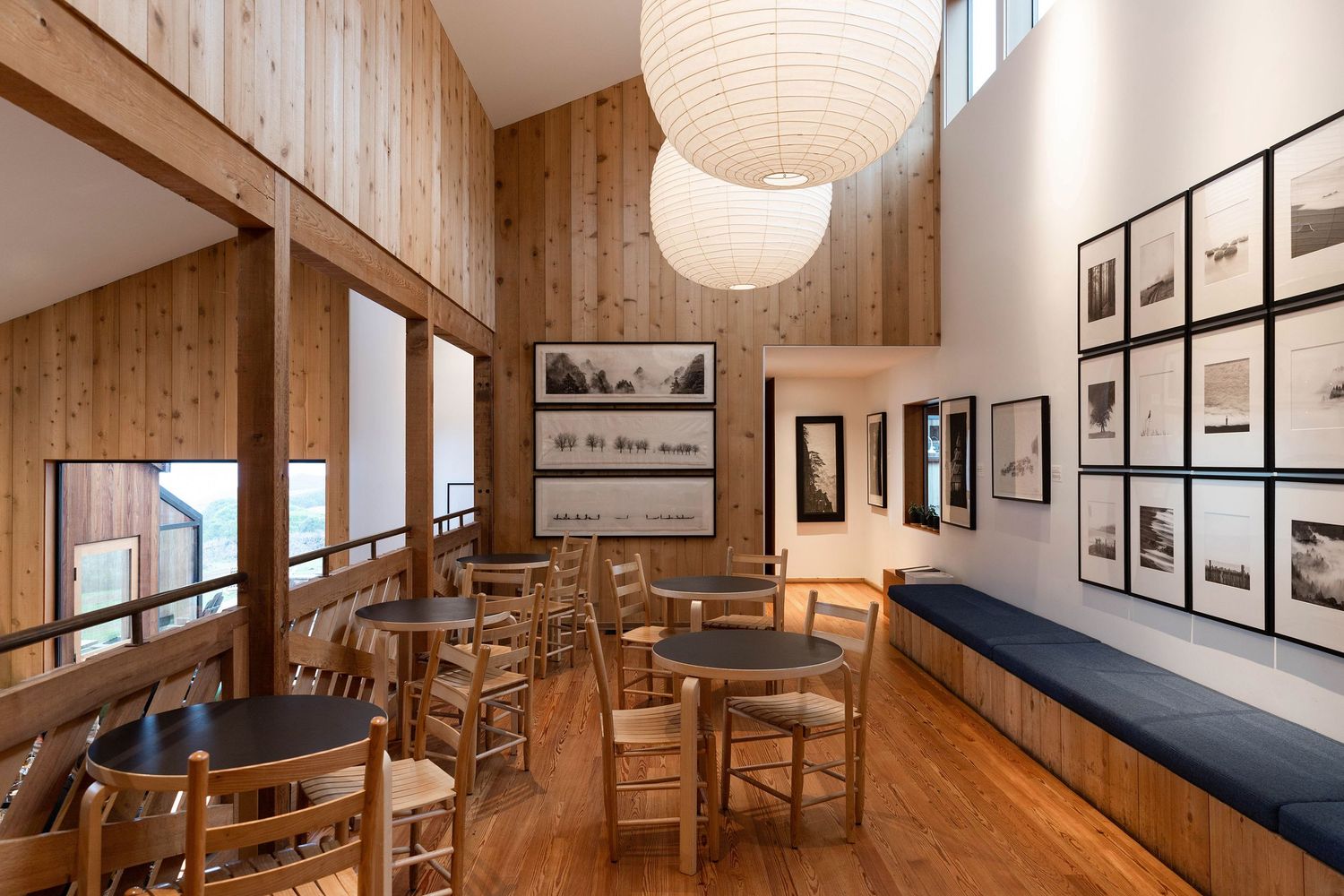 Sea Ranch Lodge image of cafe. Photograph by hospitality photographer based in Colorado Adrian Kahn.
