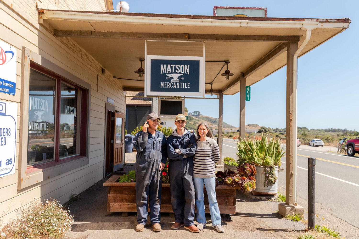Editorial travel photography of Matson Mercantile located in Elk California, one of Travel and Leisure's America's Best Small towns.