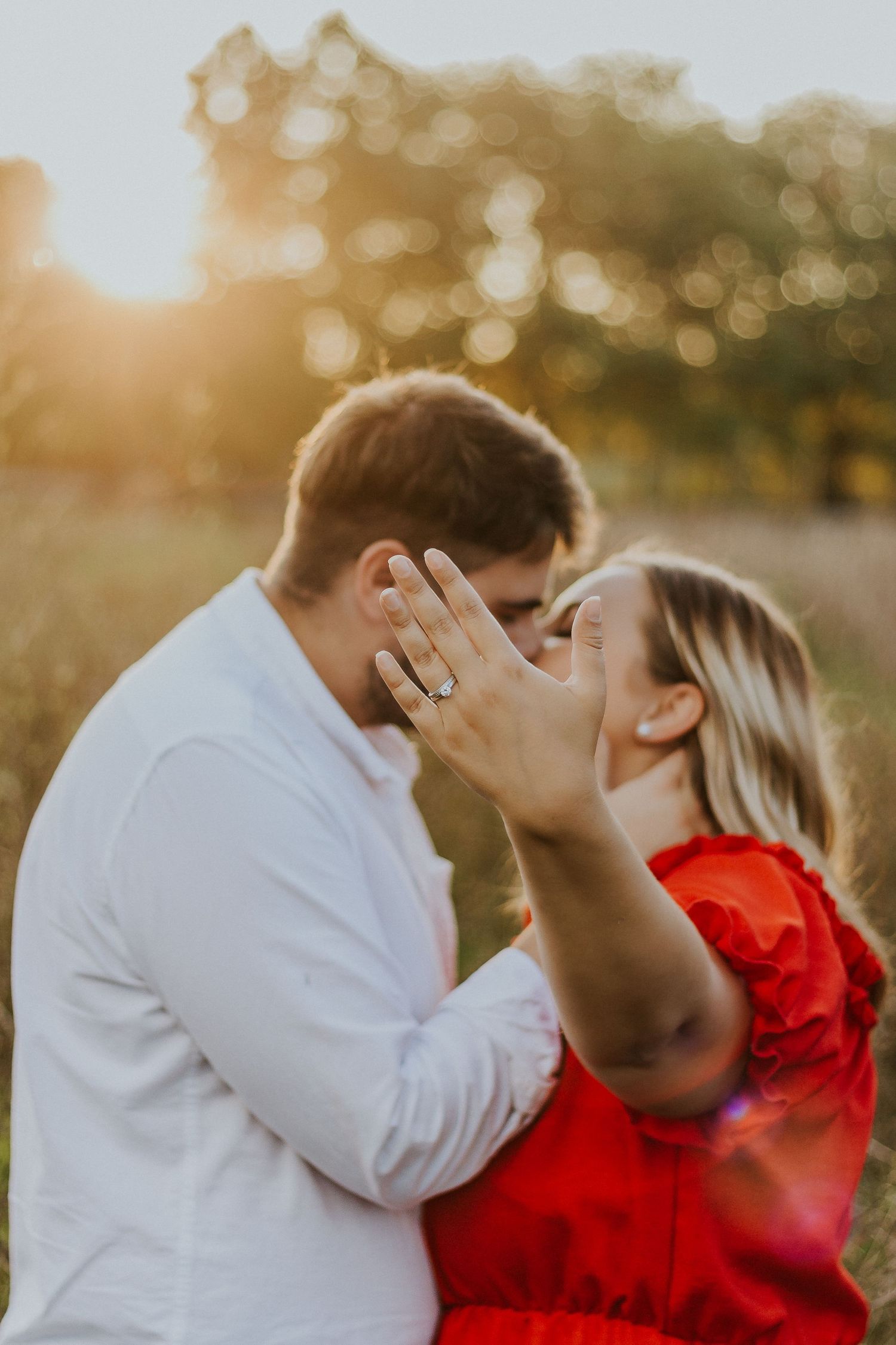 Elegant engagement photography session showcasing a couple's love and connection in Mpumalanga, South Africa.
