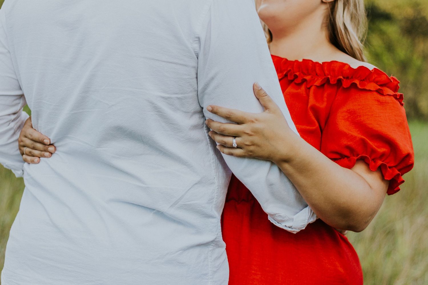 Elegant engagement photography session showcasing a couple's love and connection in Mpumalanga, South Africa.