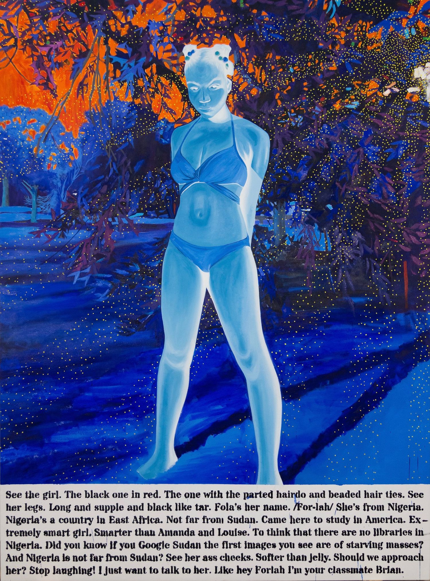 The Transfiguration, 2023-24
Oil, acrylic and oil stick on canvas
244 x 183 cm / 96 x 72 in