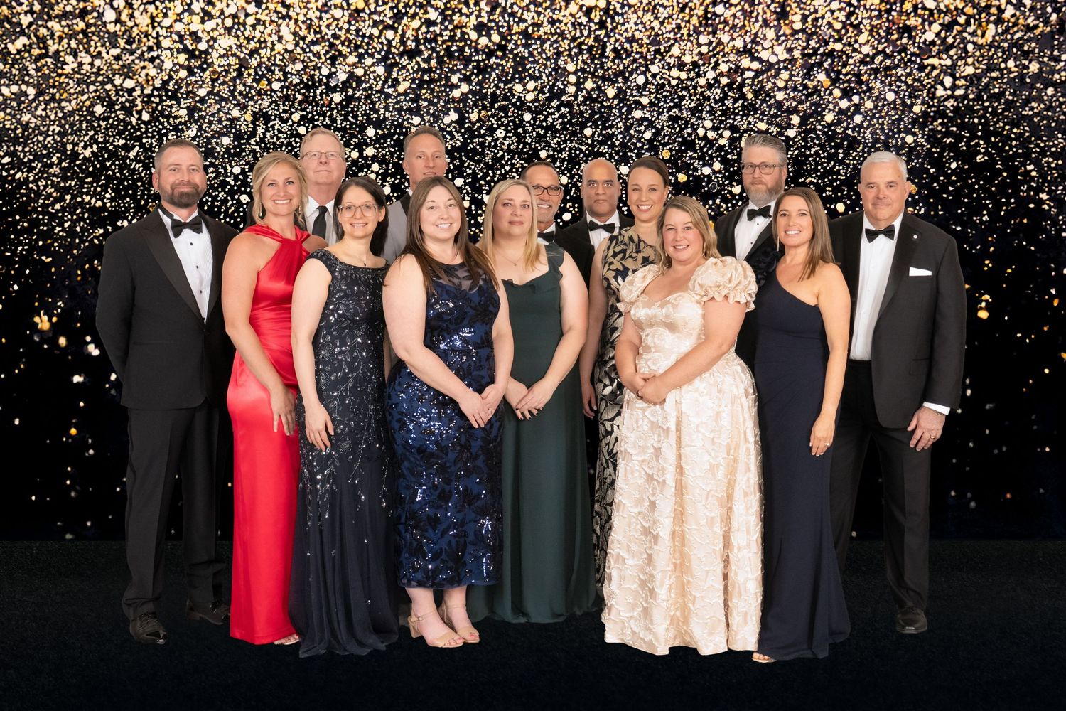 Mountain Productions image of a group photo of corporate staff.