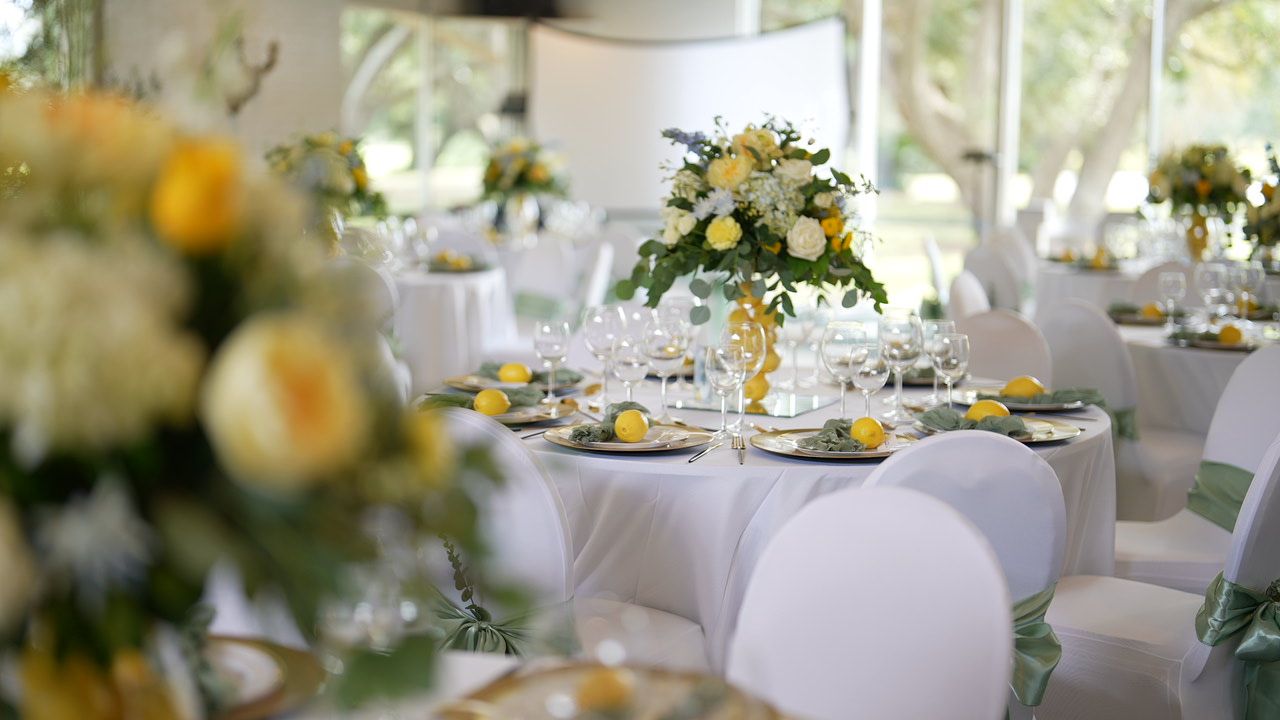 Atmosphere from a wedding celebration