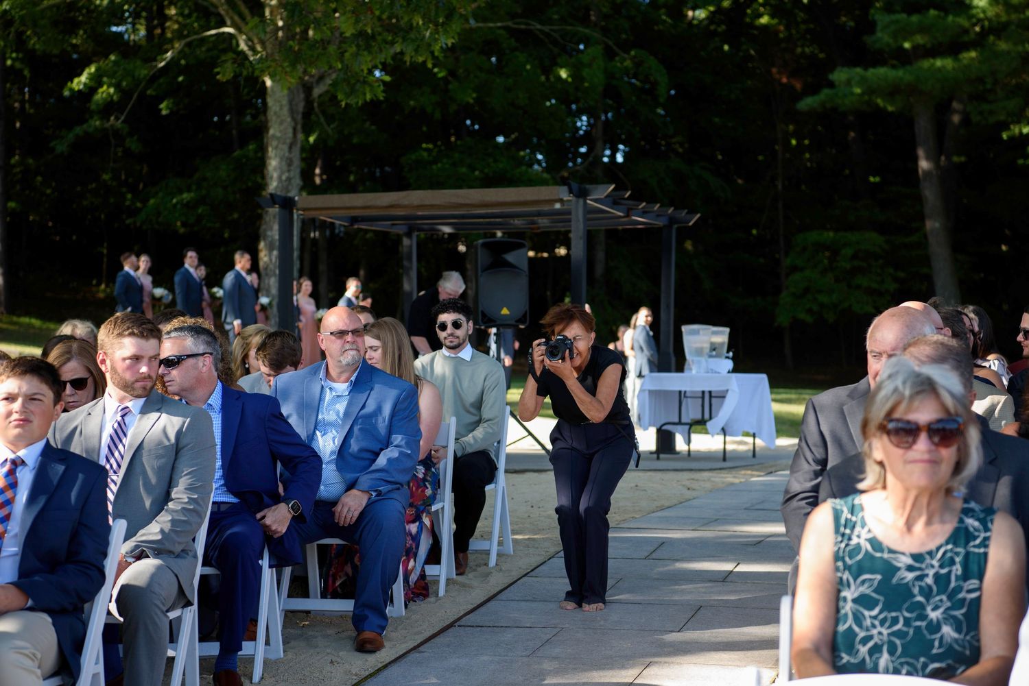 Zair Simmonds photographer in action at an event - ZairPhoto.