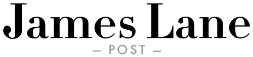James Lane Post logo featuring serif typeface with subtle decorative elements.