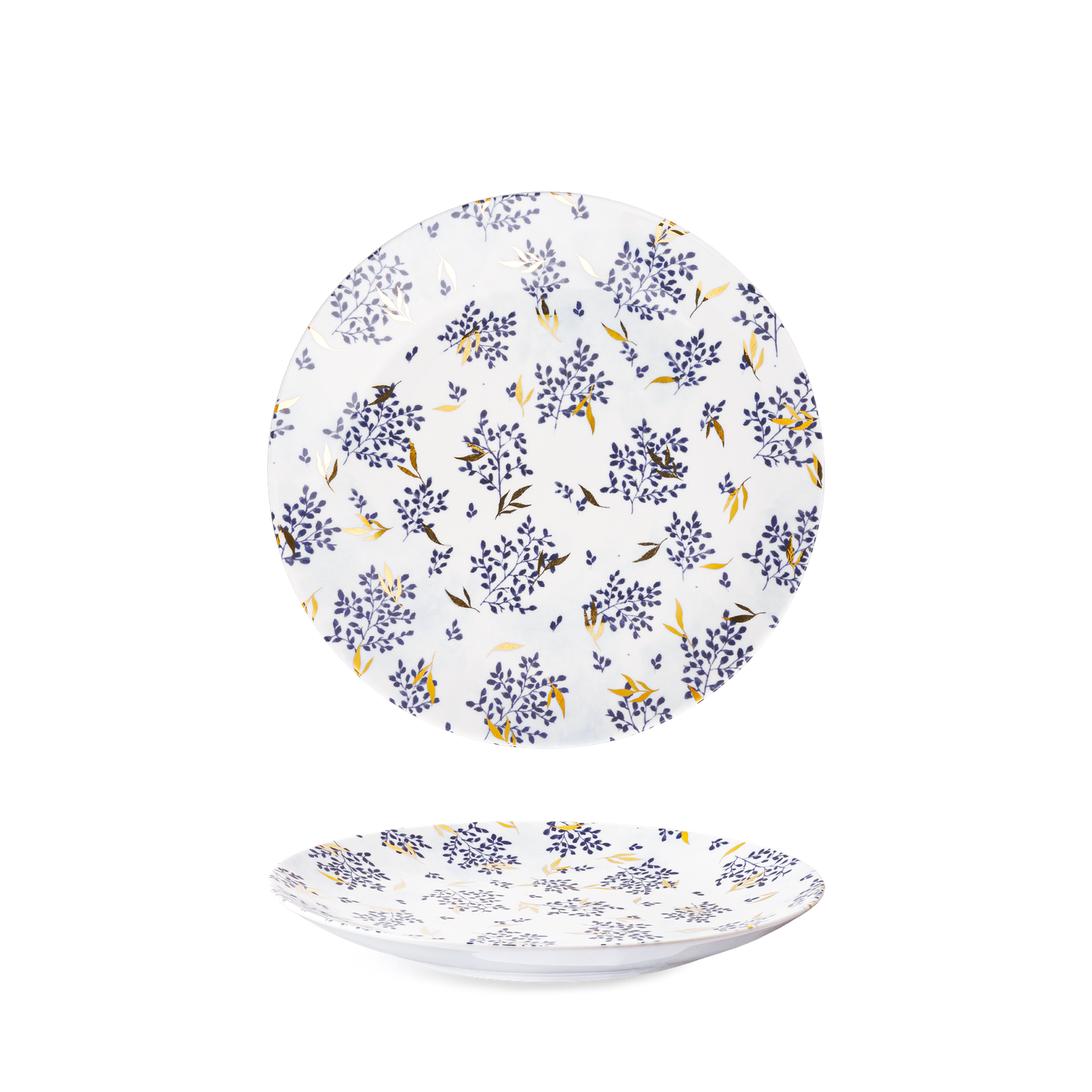 Digital printing on hard porcelain by G. Benedikt - gold
