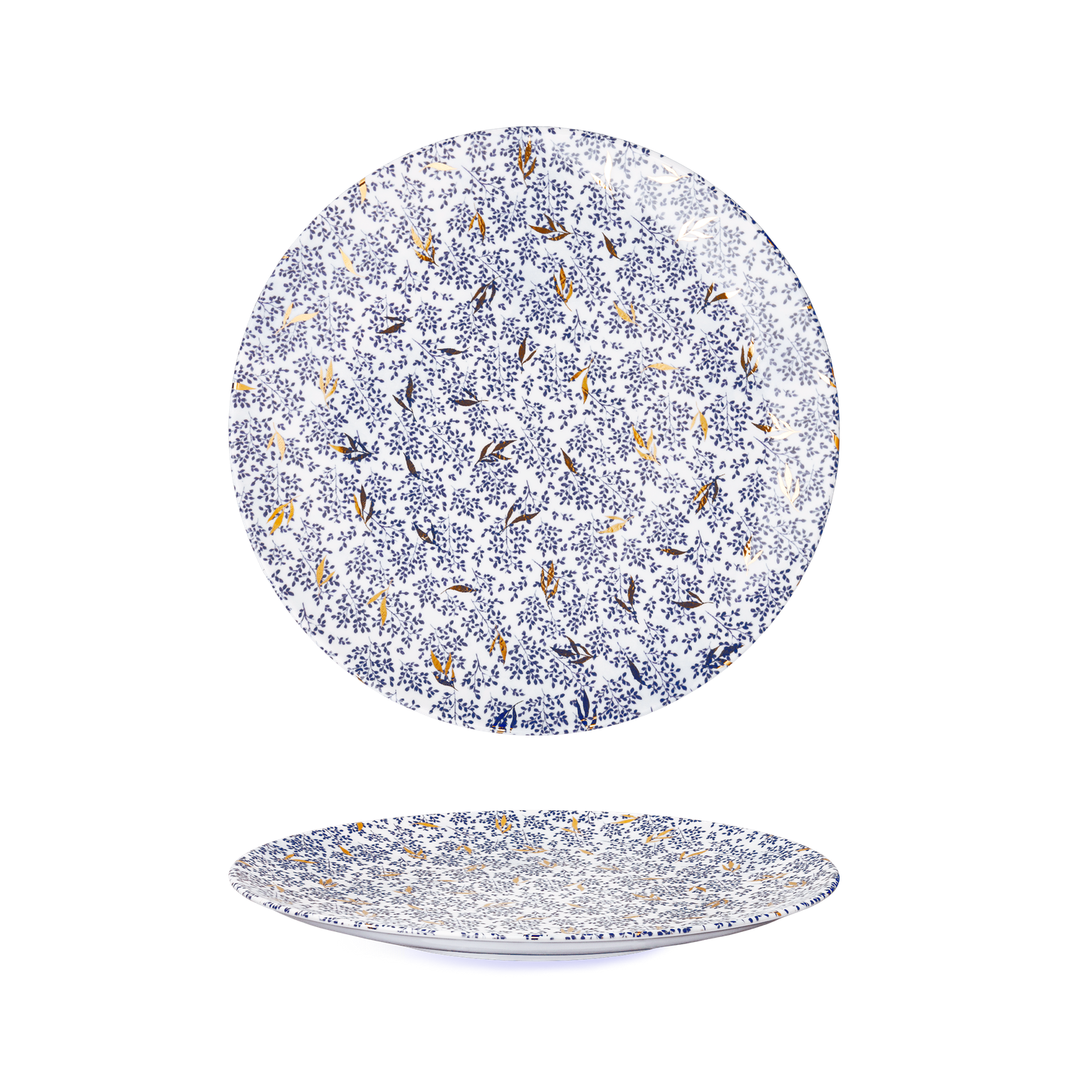 Digital printing on hard porcelain by G. Benedikt - gold