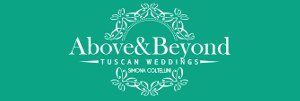 Decorative floral logo designs for wedding and event planning services in teal and white colors.