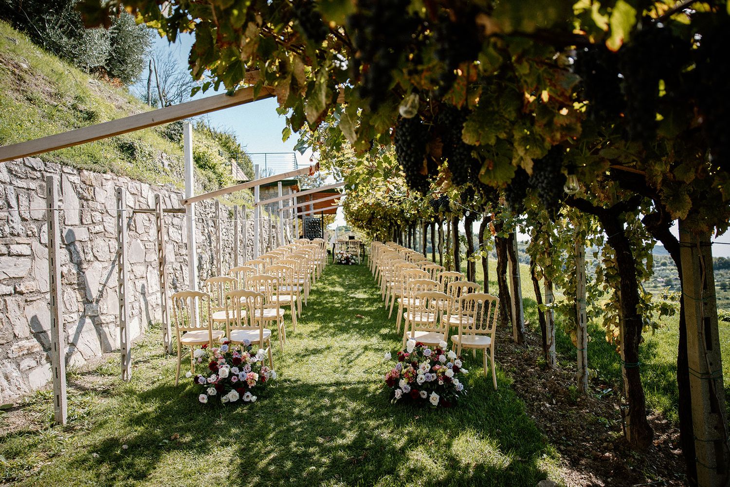 Ricevimento di matrimonio a Le Cantorie, Franciacorta