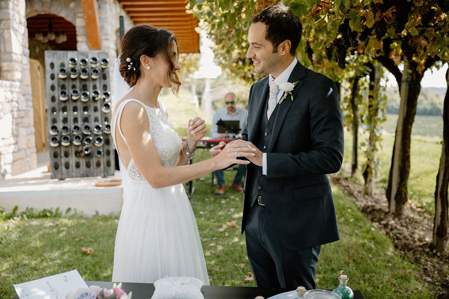 Cerimonia di matrimonio a Le Cantorie in Franciacorta