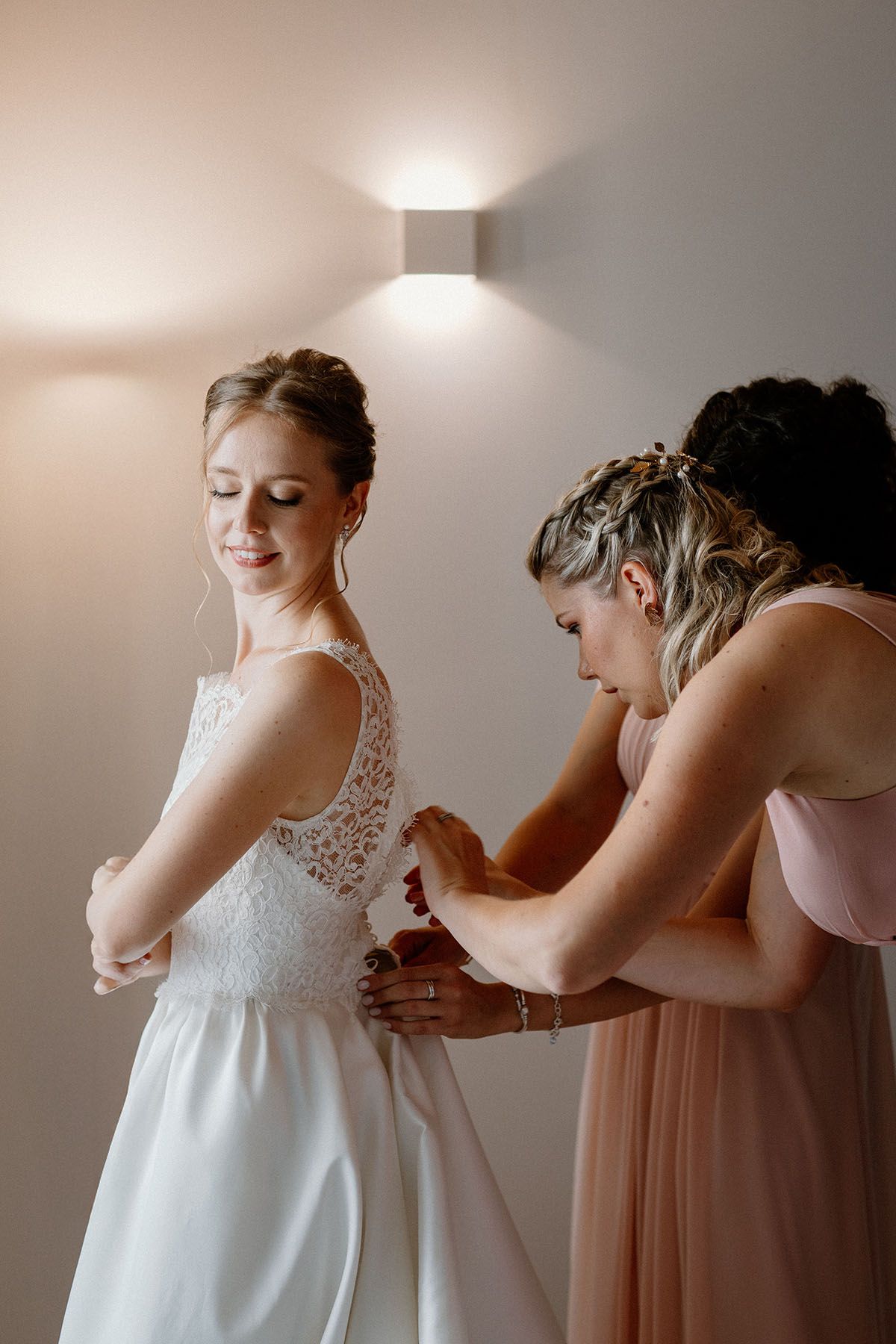 Preparativi della sposa a Lecco
