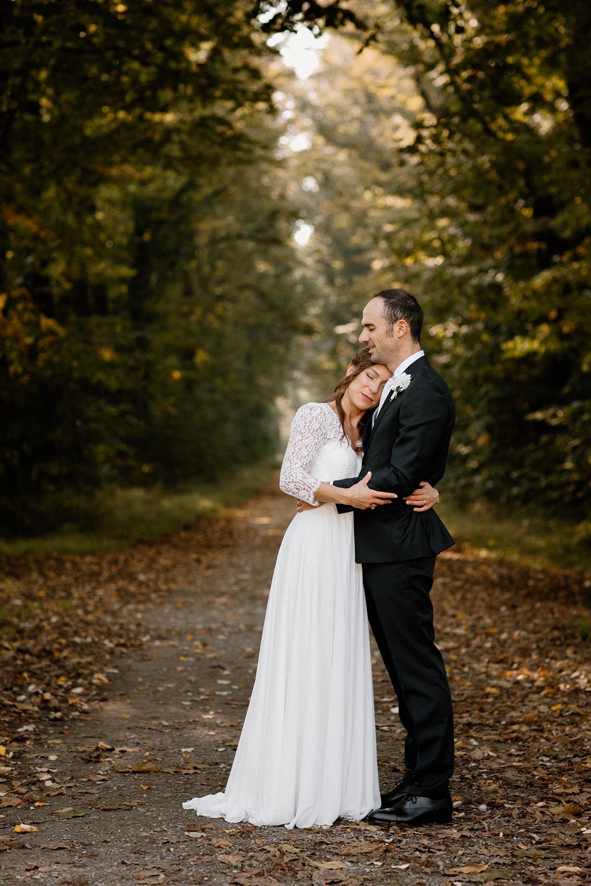 Shooting degli sposi nel parco di Monza