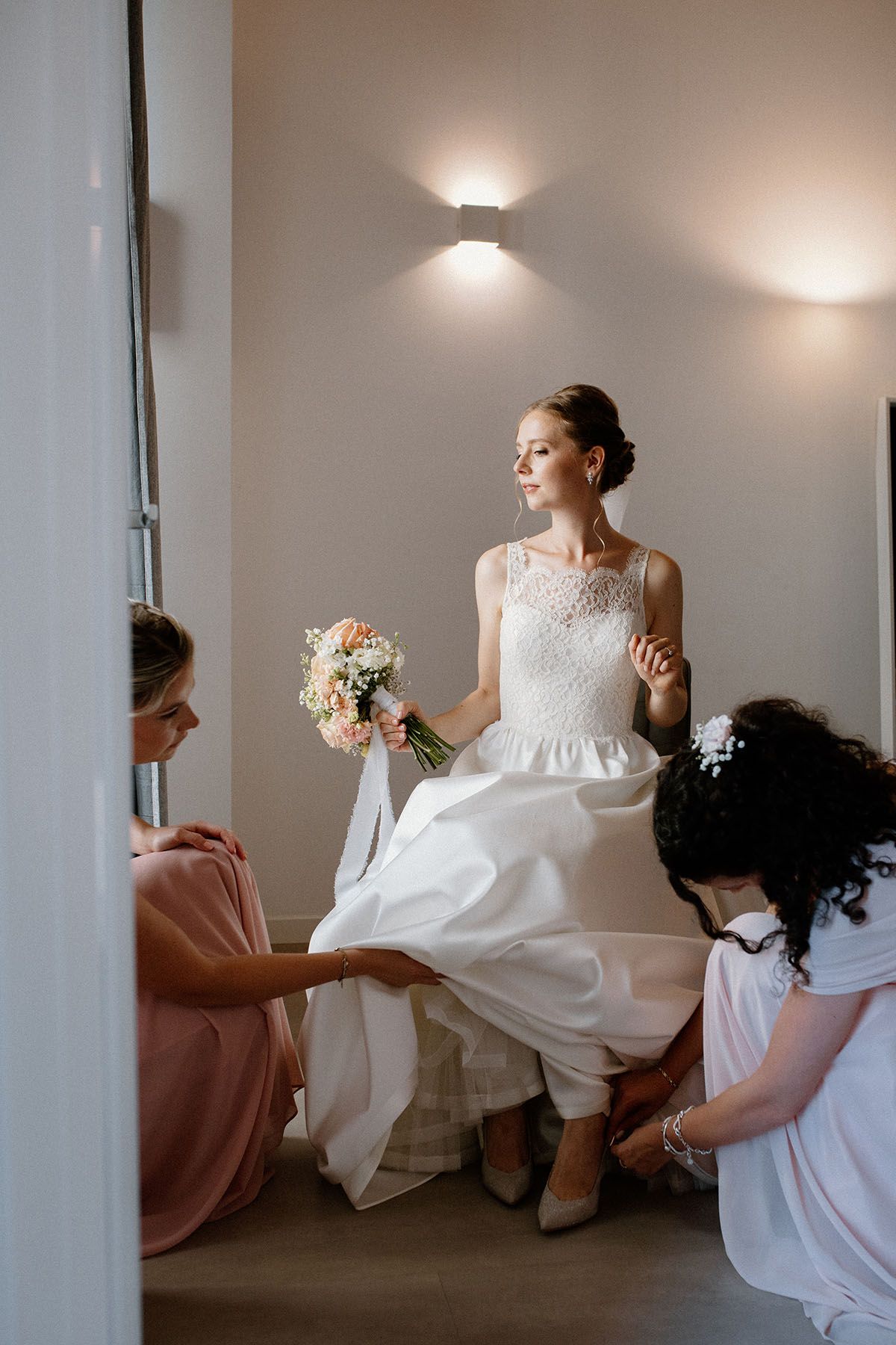 Preparativi della sposa a Lecco