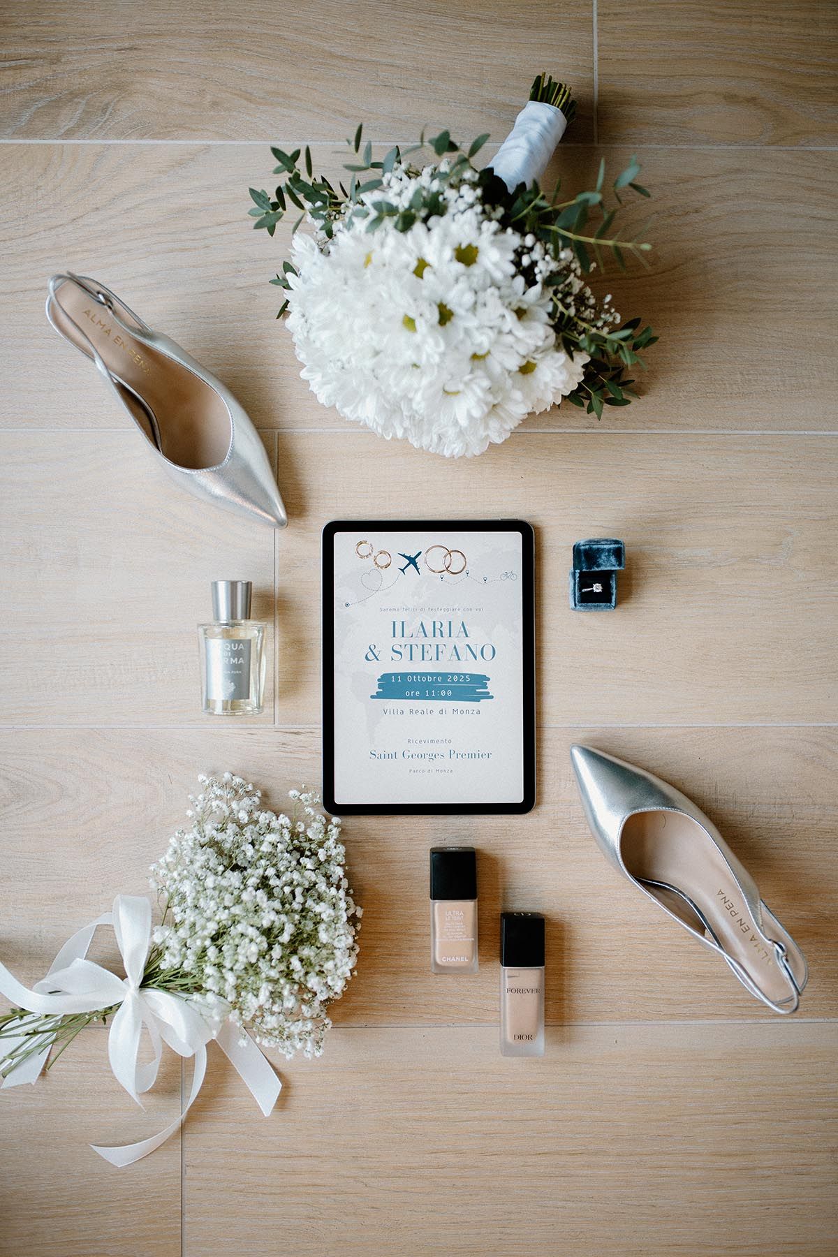 Abito e accessori si matrimonio per la sposa