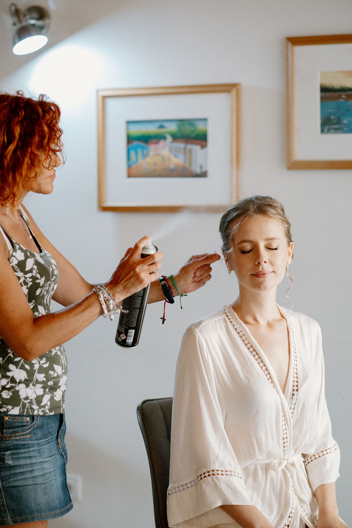 Preparativi della sposa a Lecco