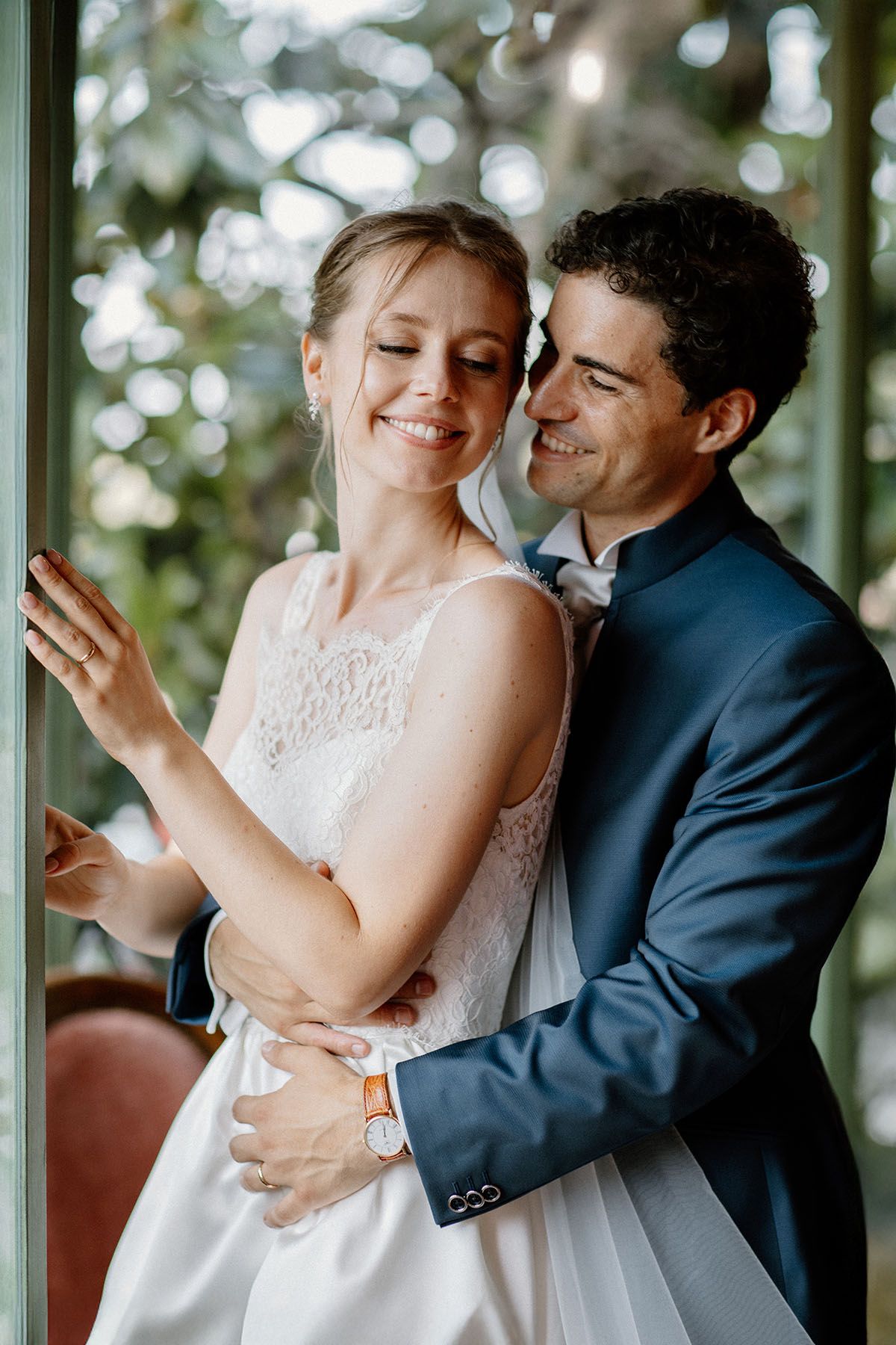 Coppia di sposi a Villa Malliana, reportage di matrimonio