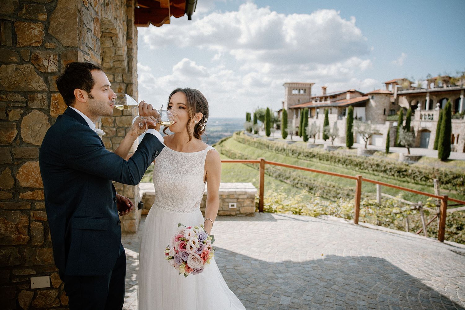 Ricevimento di matrimonio a Le Cantorie, Franciacorta
